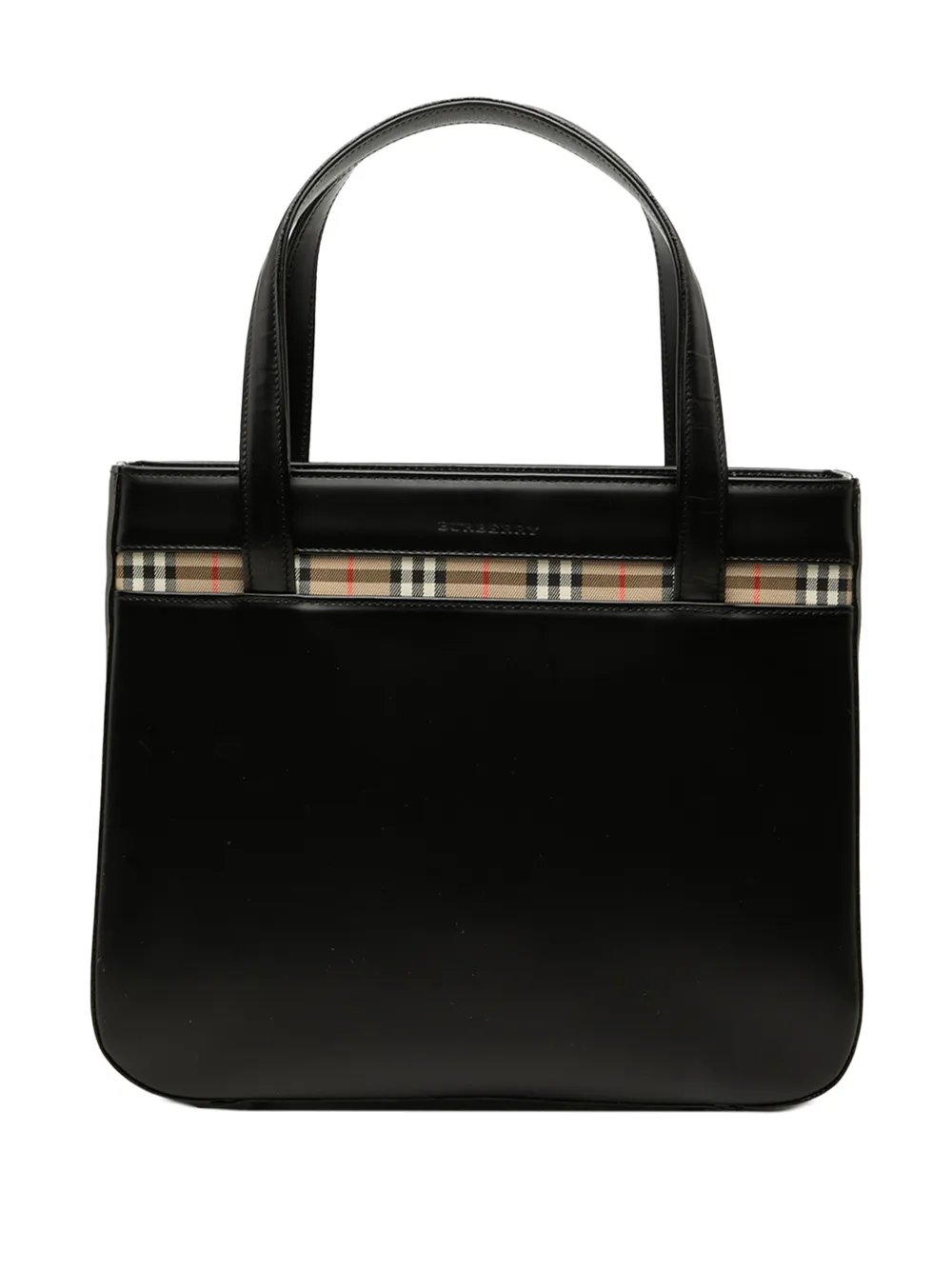 2000-2017 House Check Trimmed Leather handbag