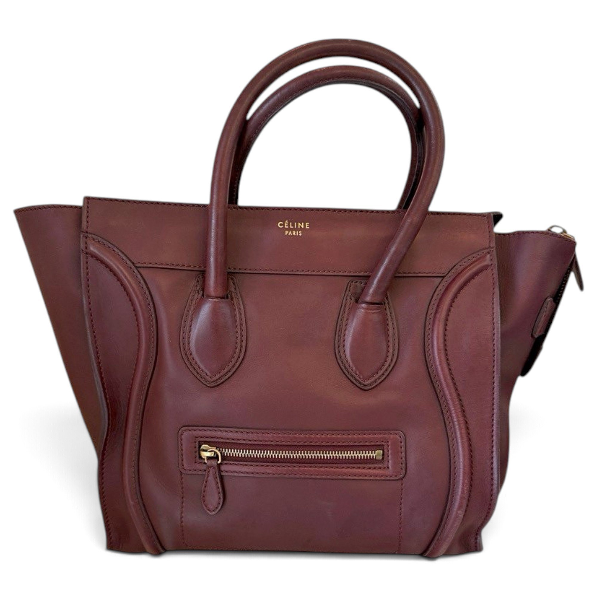 Luggage leather handbag