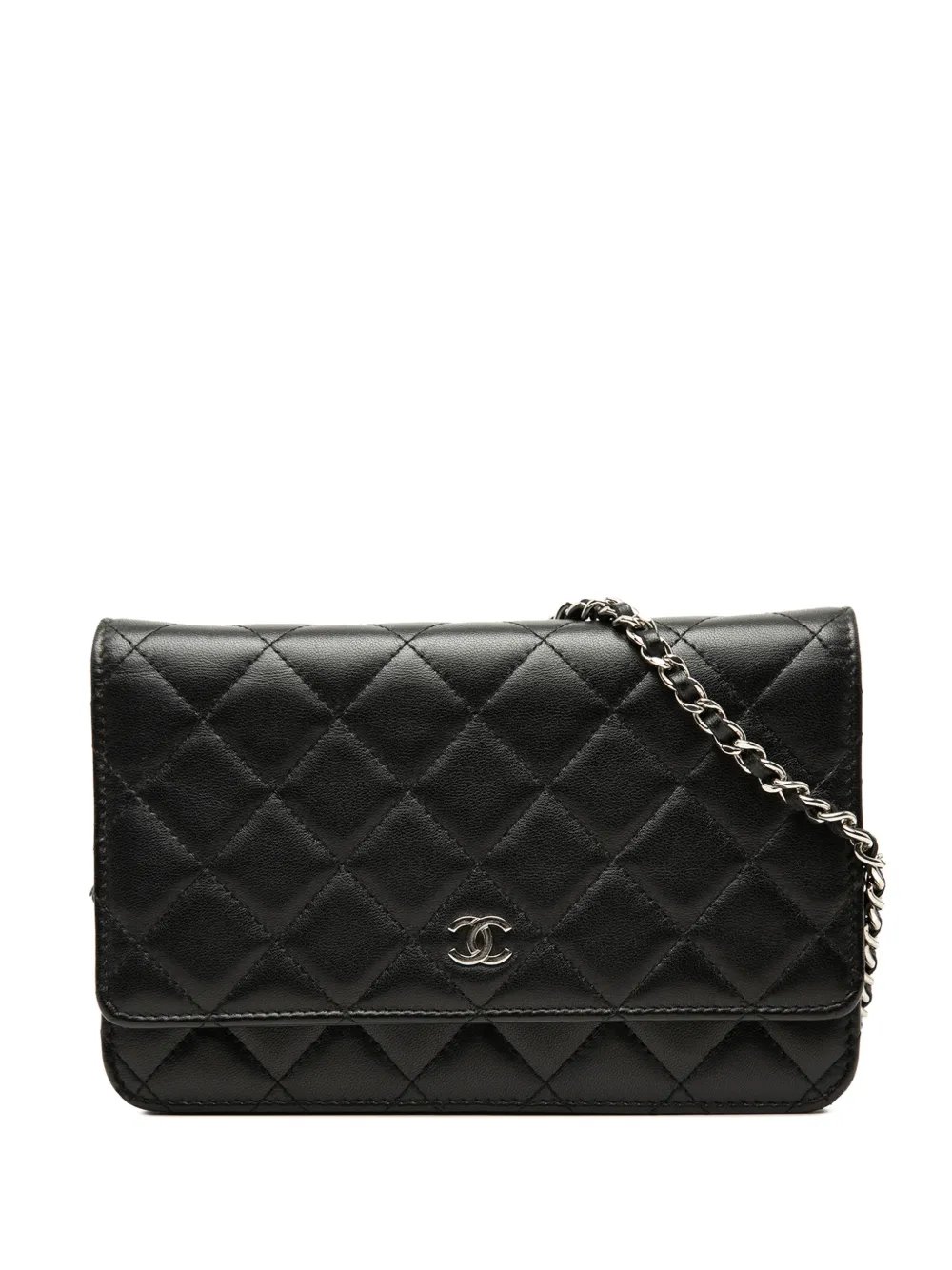 2019 CC Quilted Lambskin Wallet On Chain crossbody bag