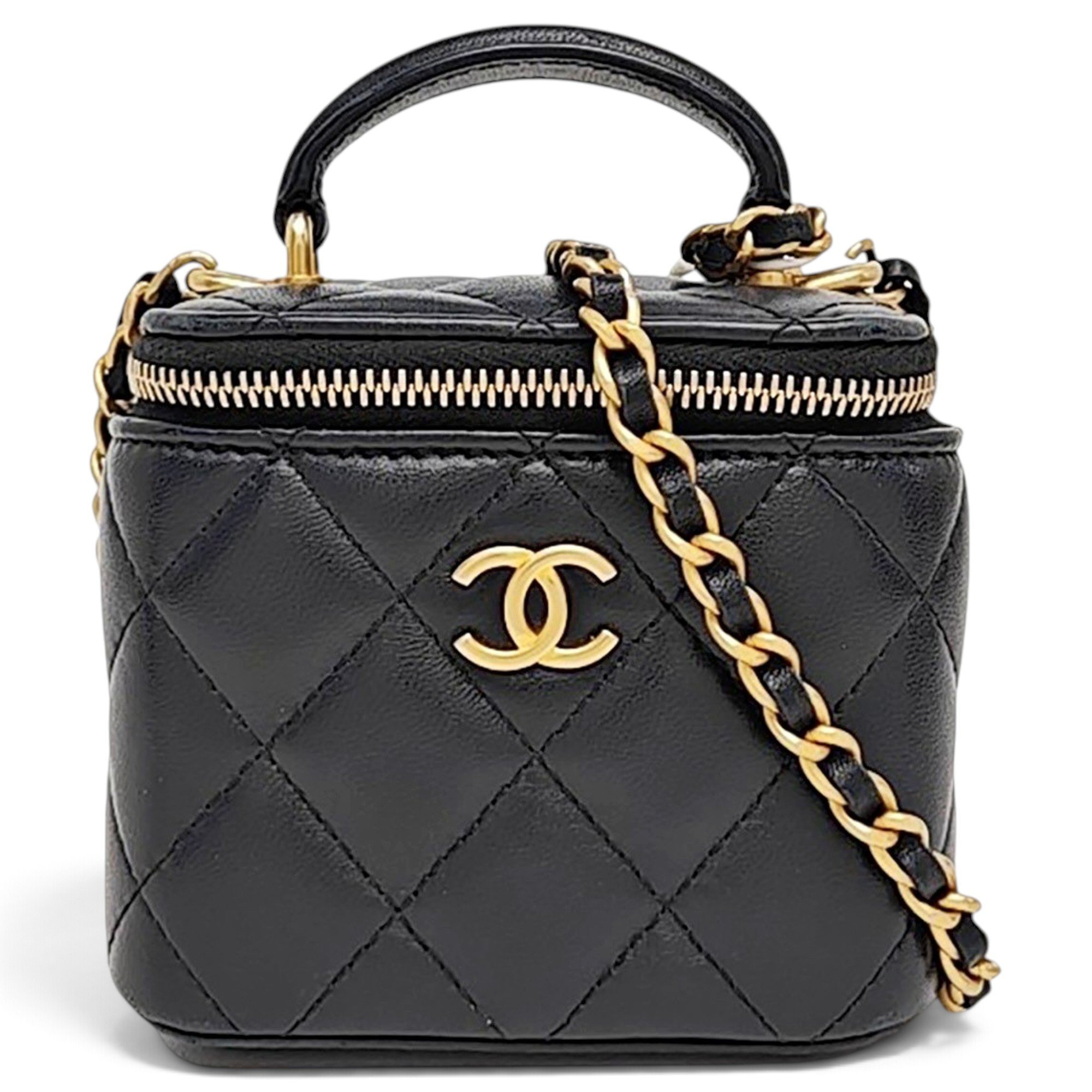 Vanity leather mini bag