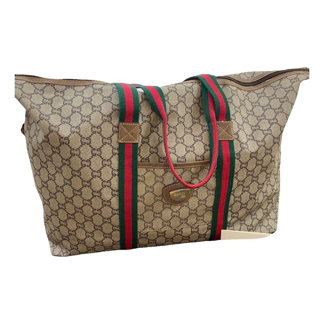Leather travel bag