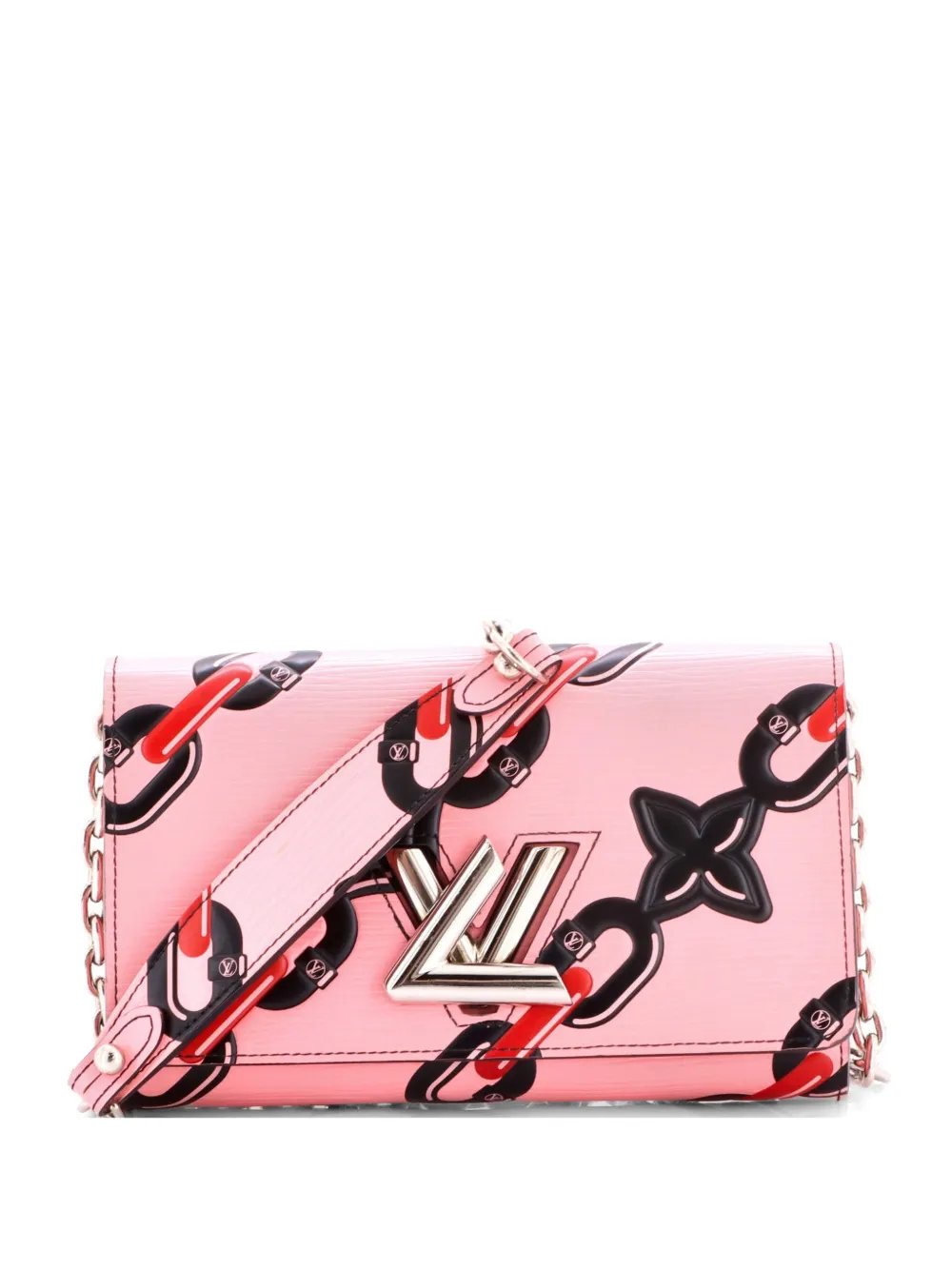 Twist Chain Wallet Limited Edition Print Epi Leather clutch bag