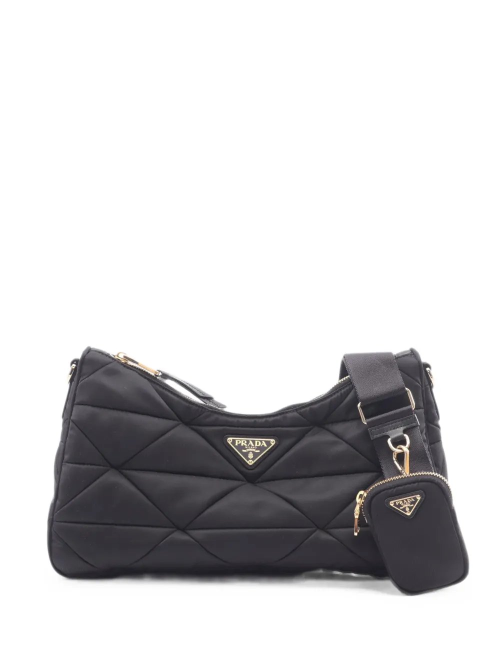 Re-Nylon Tessuto quilted shoulder bag