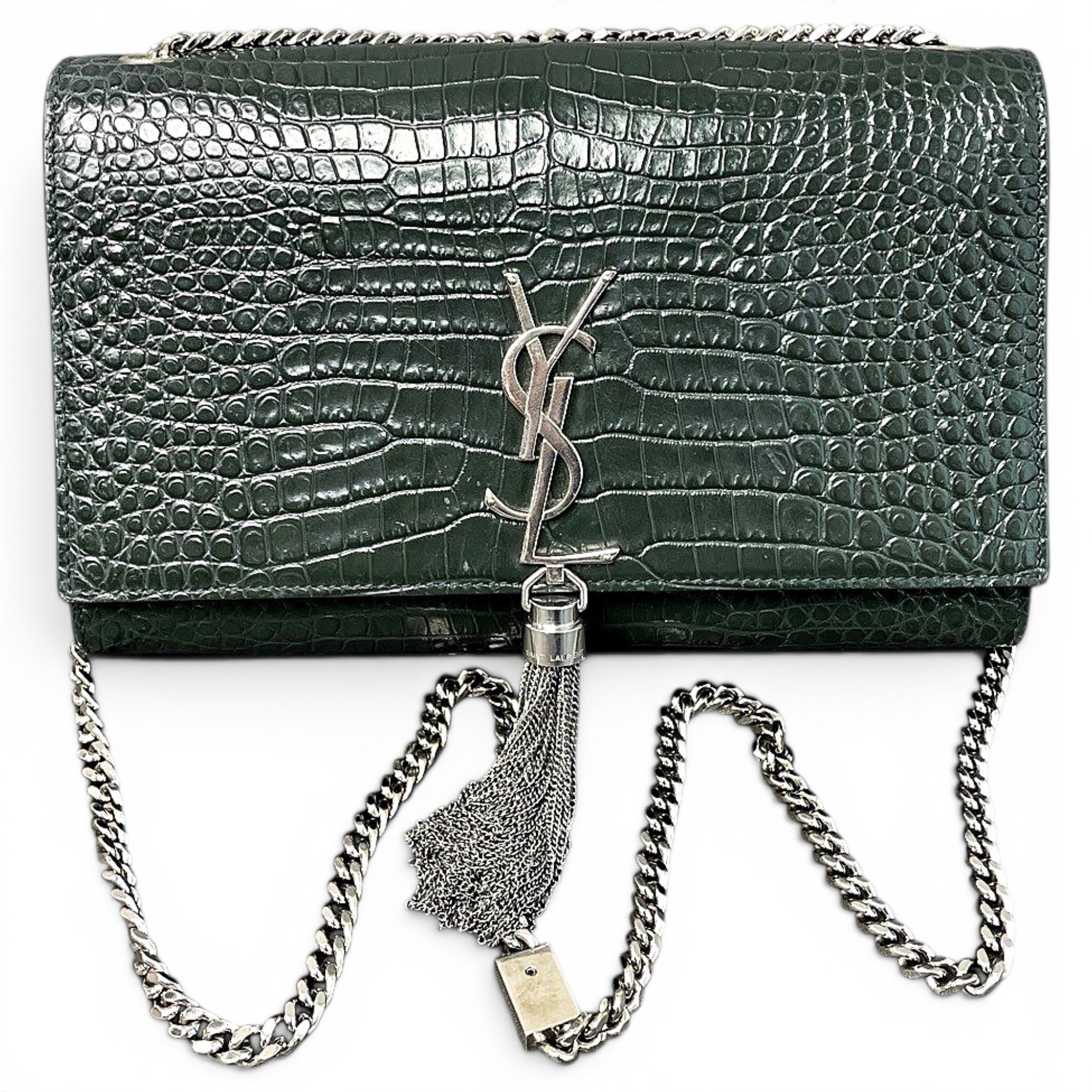 Pompom Kate leather handbag
