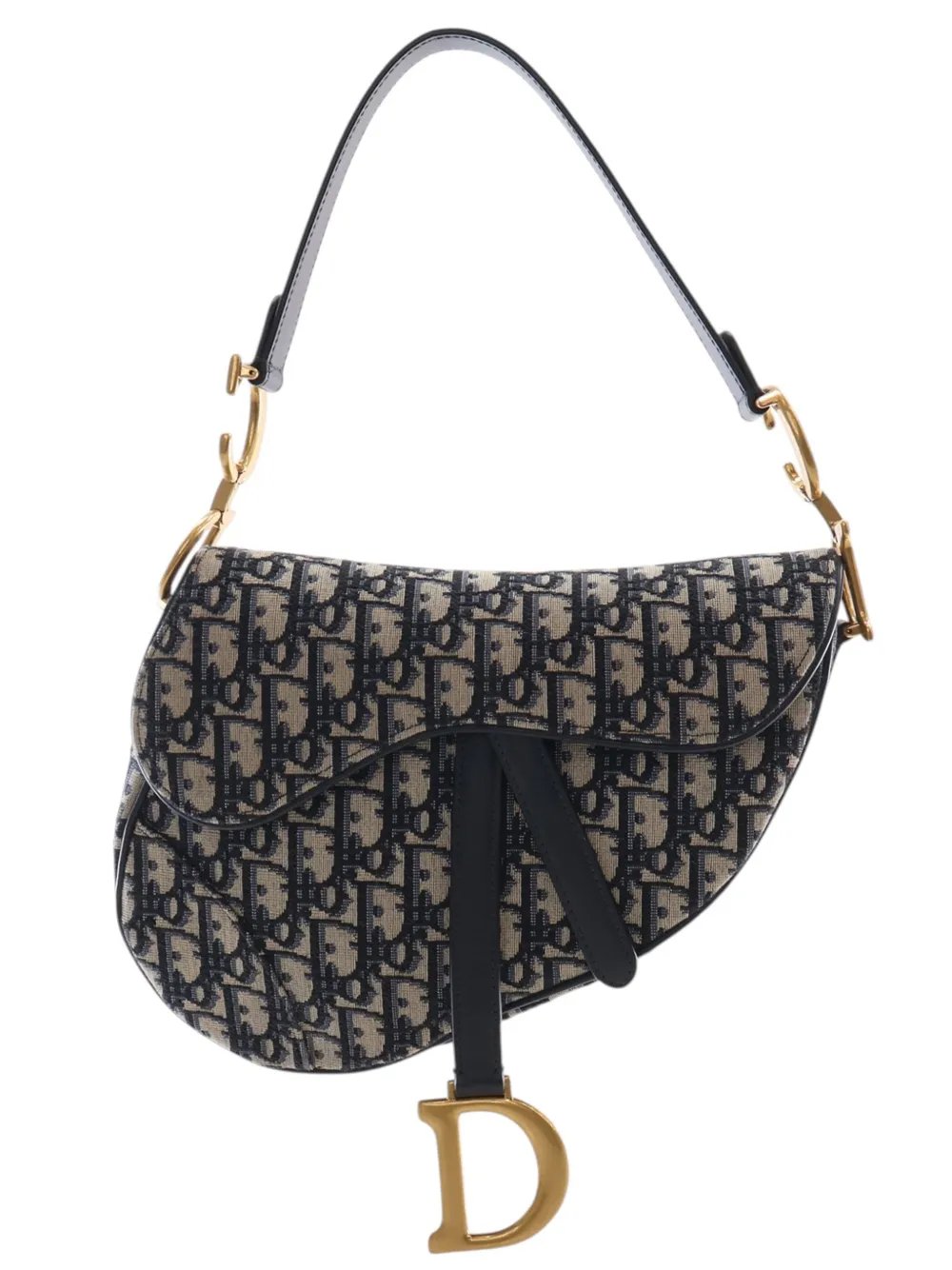 Dior 2020 Oblique Canvas Saddle Bag shoulder bag