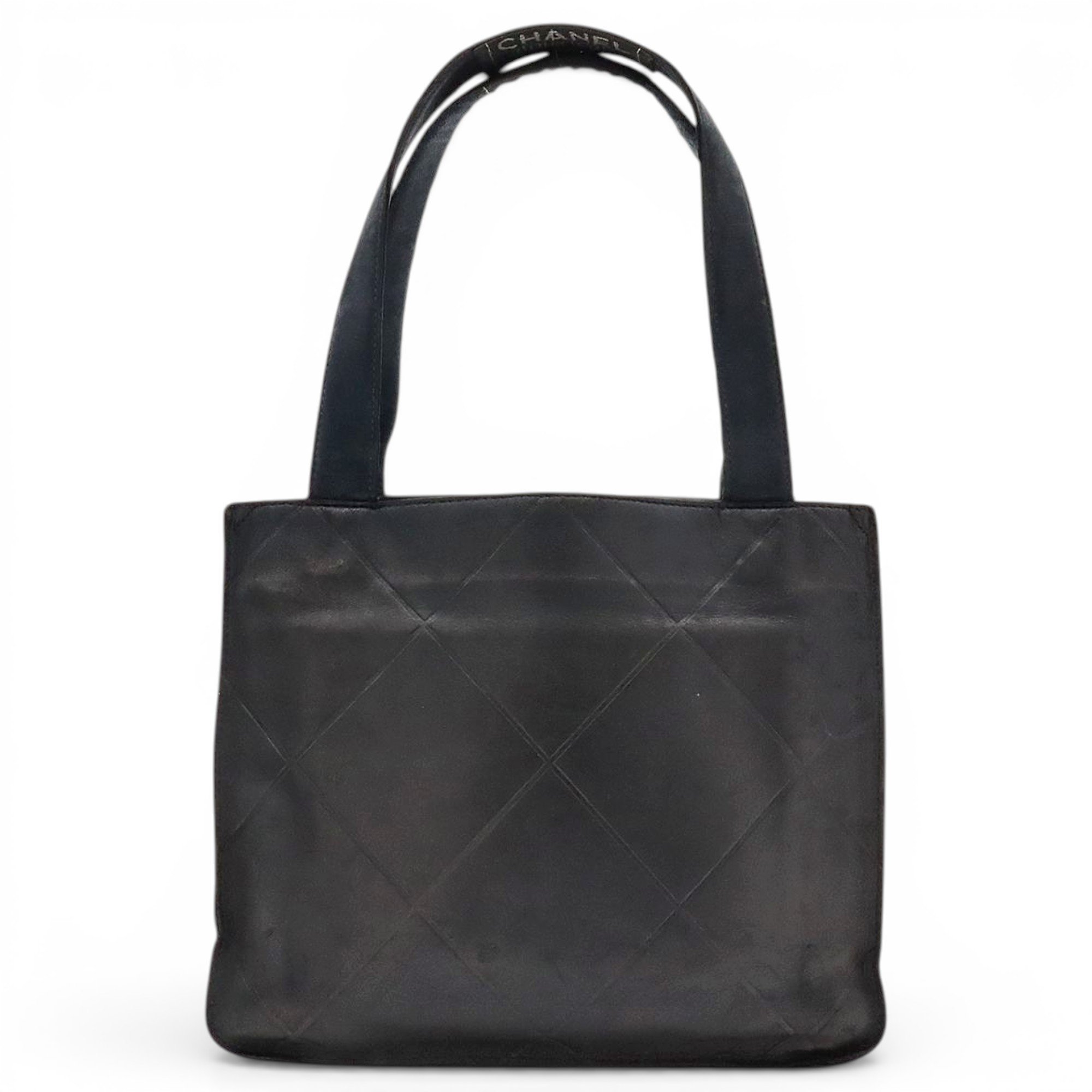 Leather tote