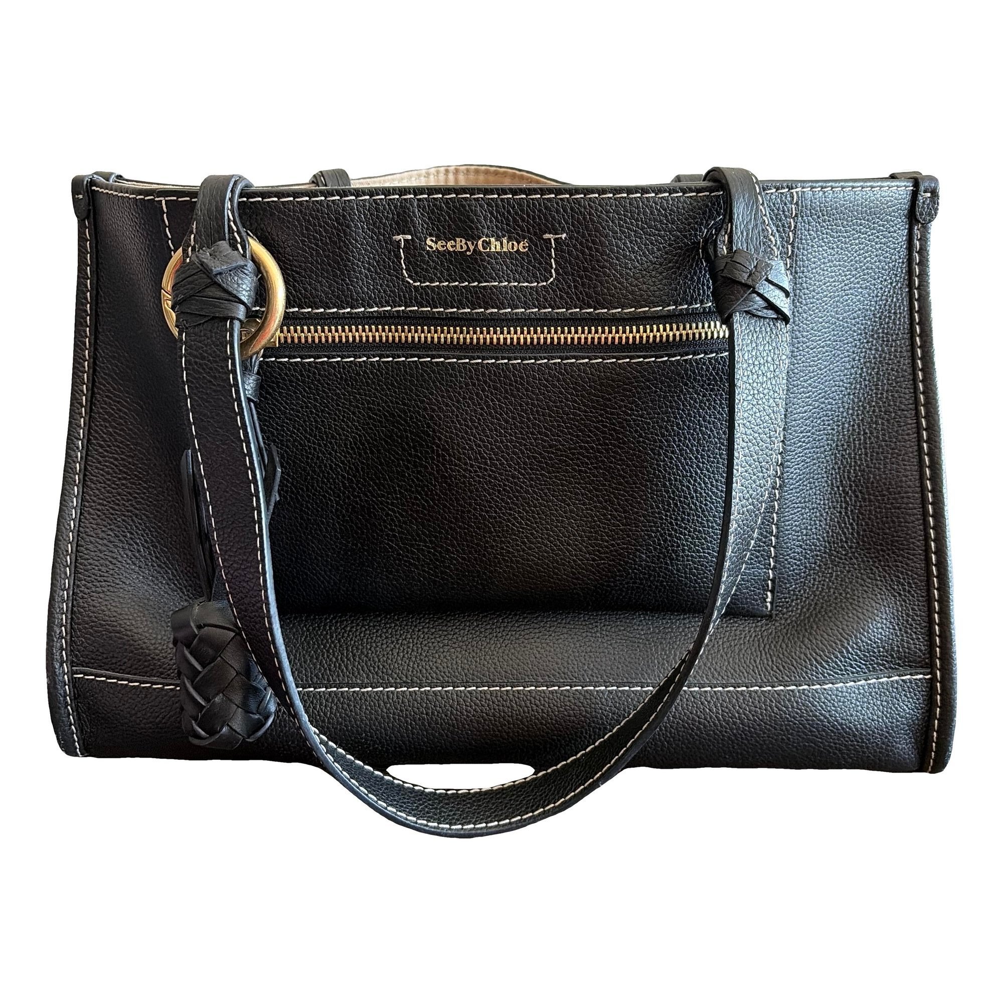 Leather handbag