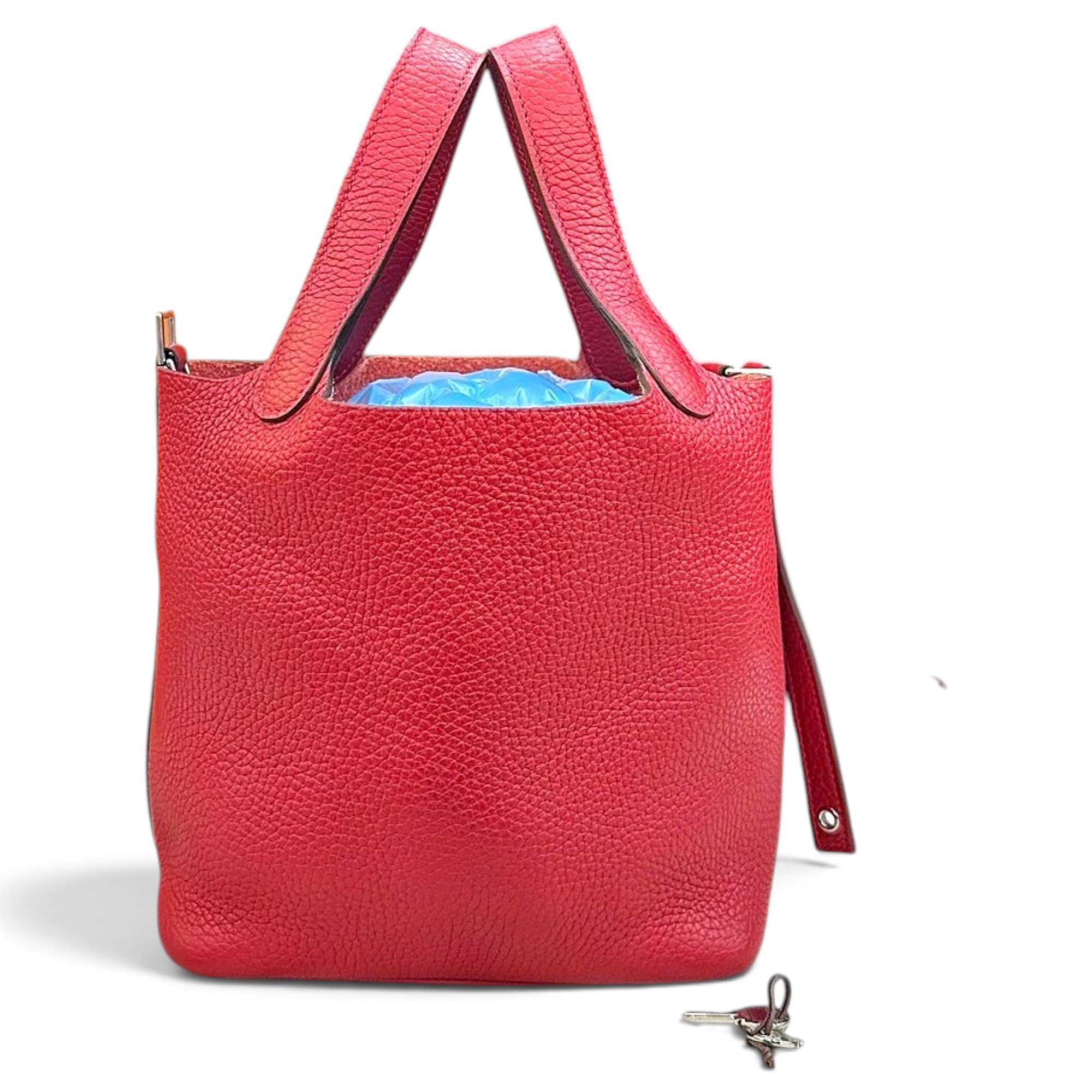 Picotin leather handbag