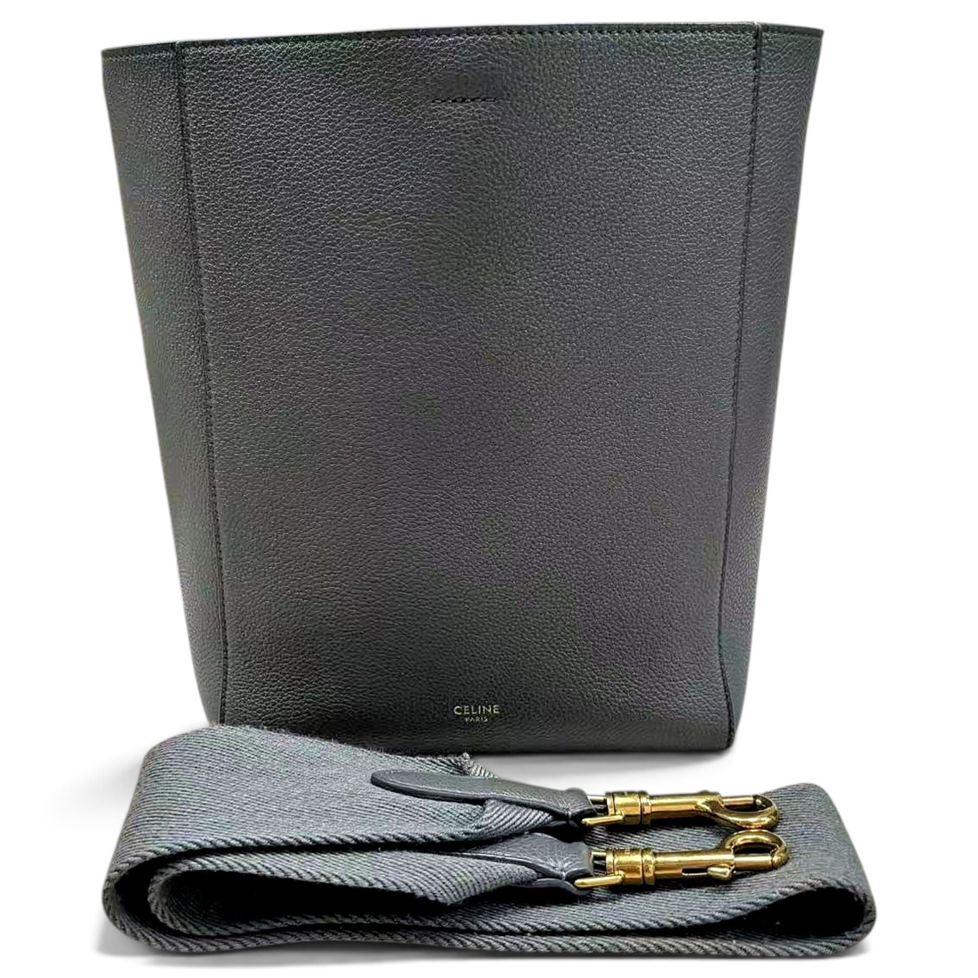 Seau Sangle leather tote