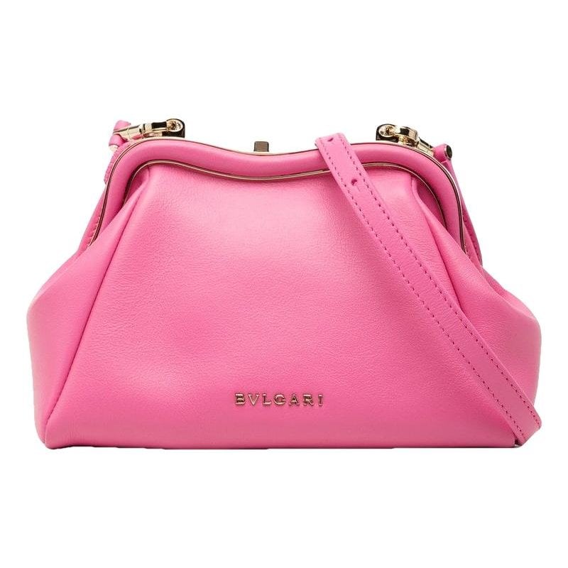Serpenti leather handbag