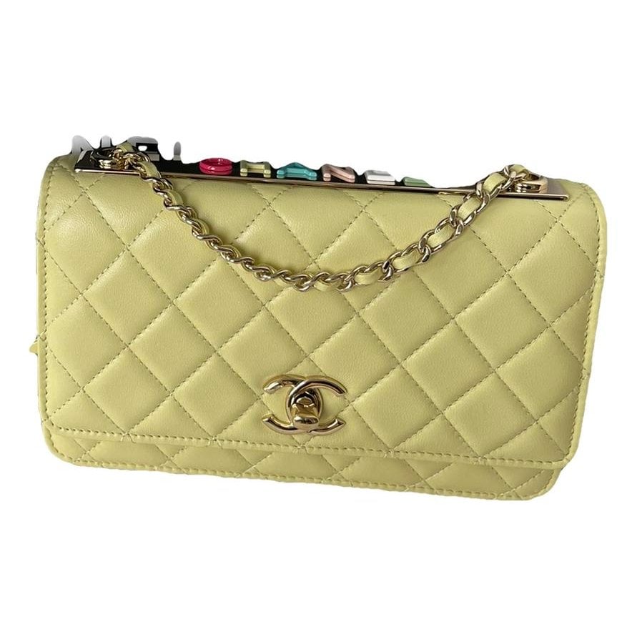 Trendy CC Wallet on Chain leather crossbody bag