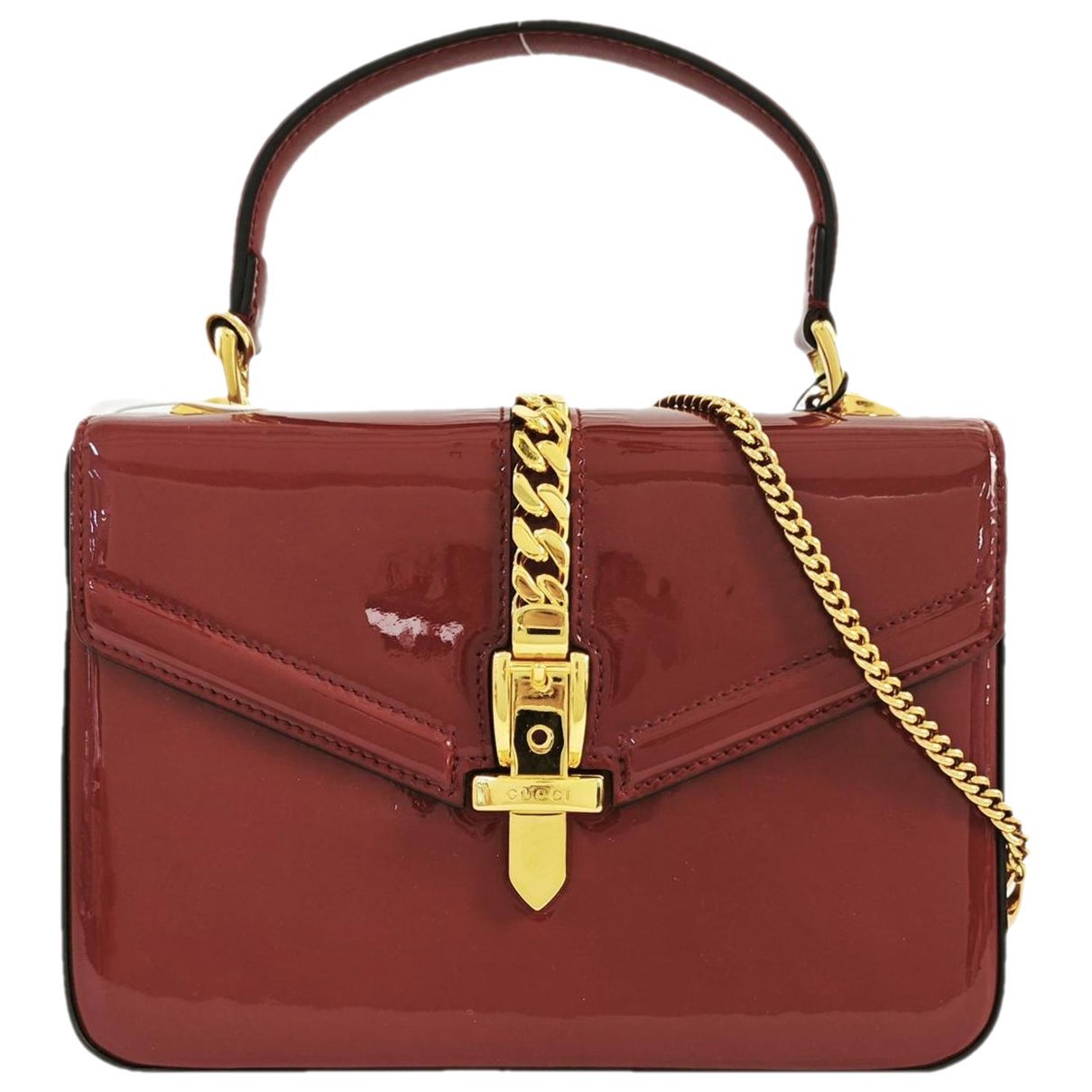 Sylvie 1969 patent leather handbag