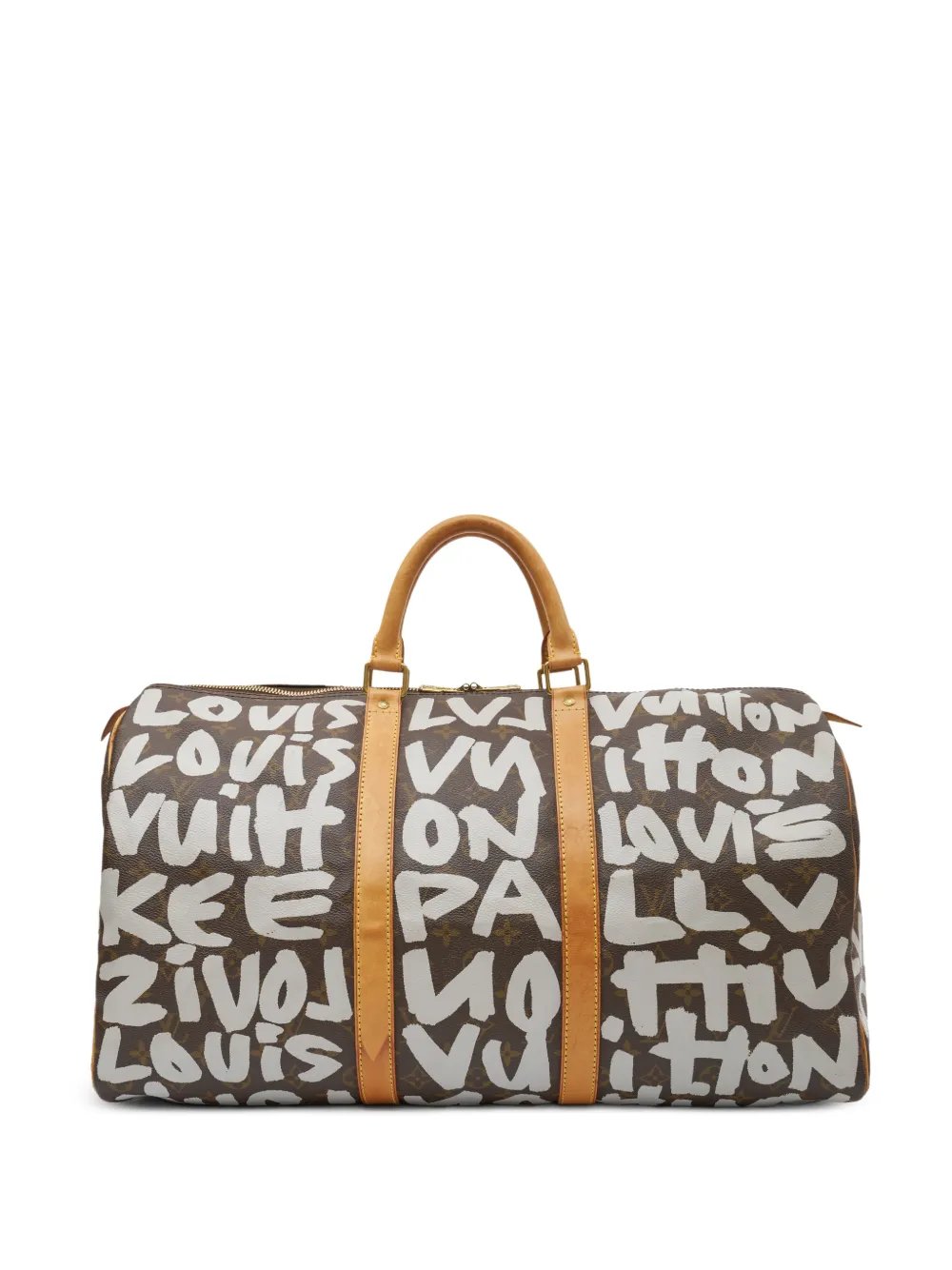 50 Stephen Sprouse Graffiti keepall tote bag