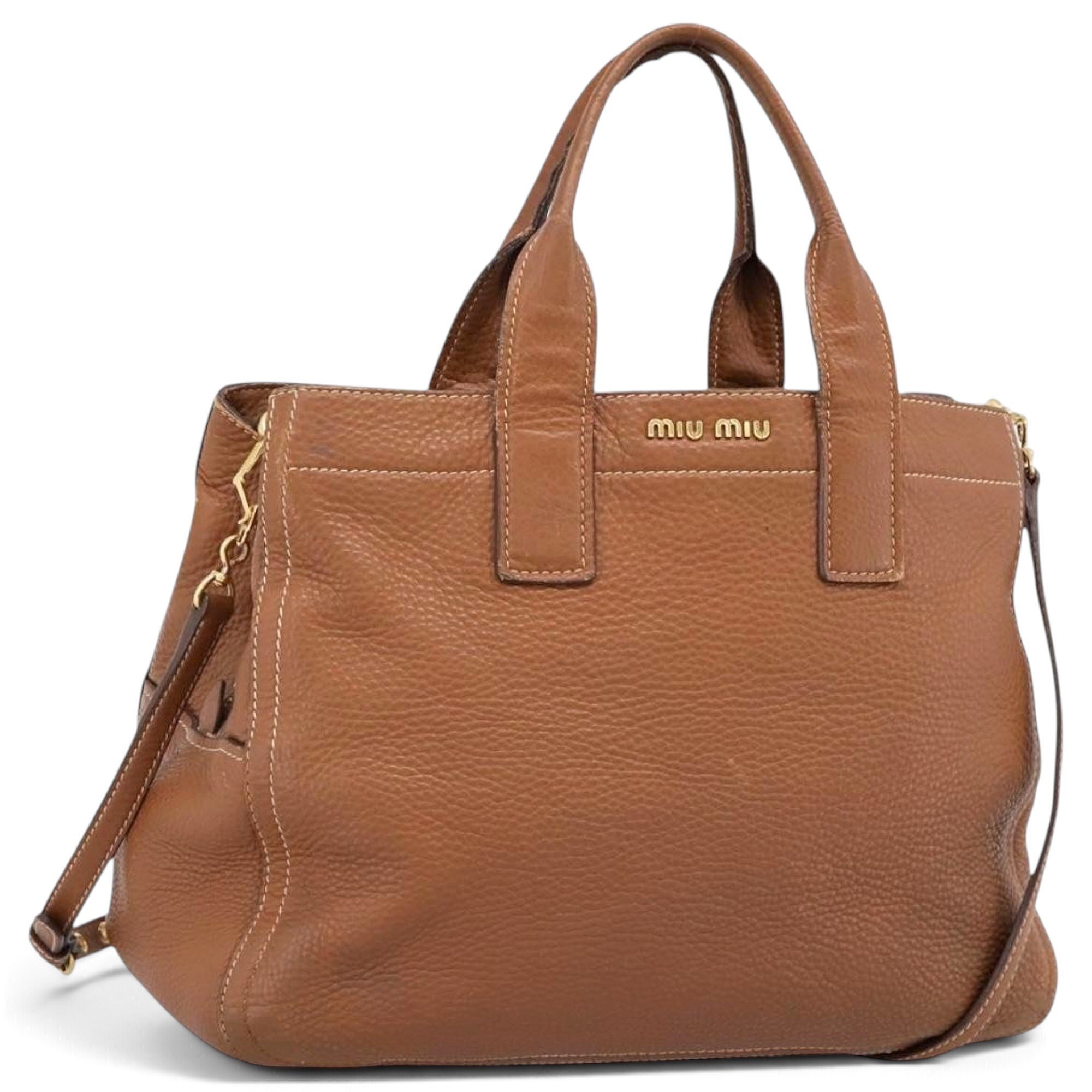 Leather handbag