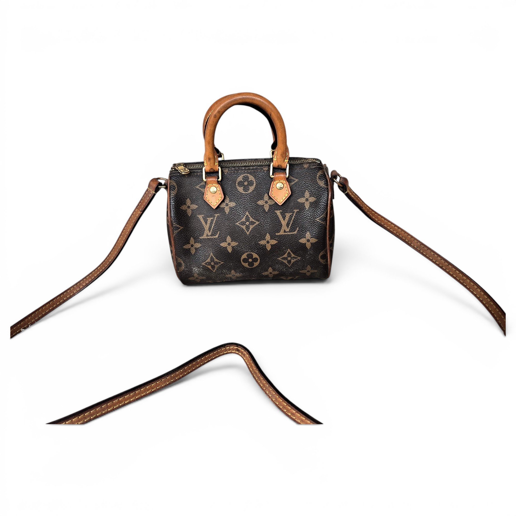 Nano Speedy / Mini HL leather handbag