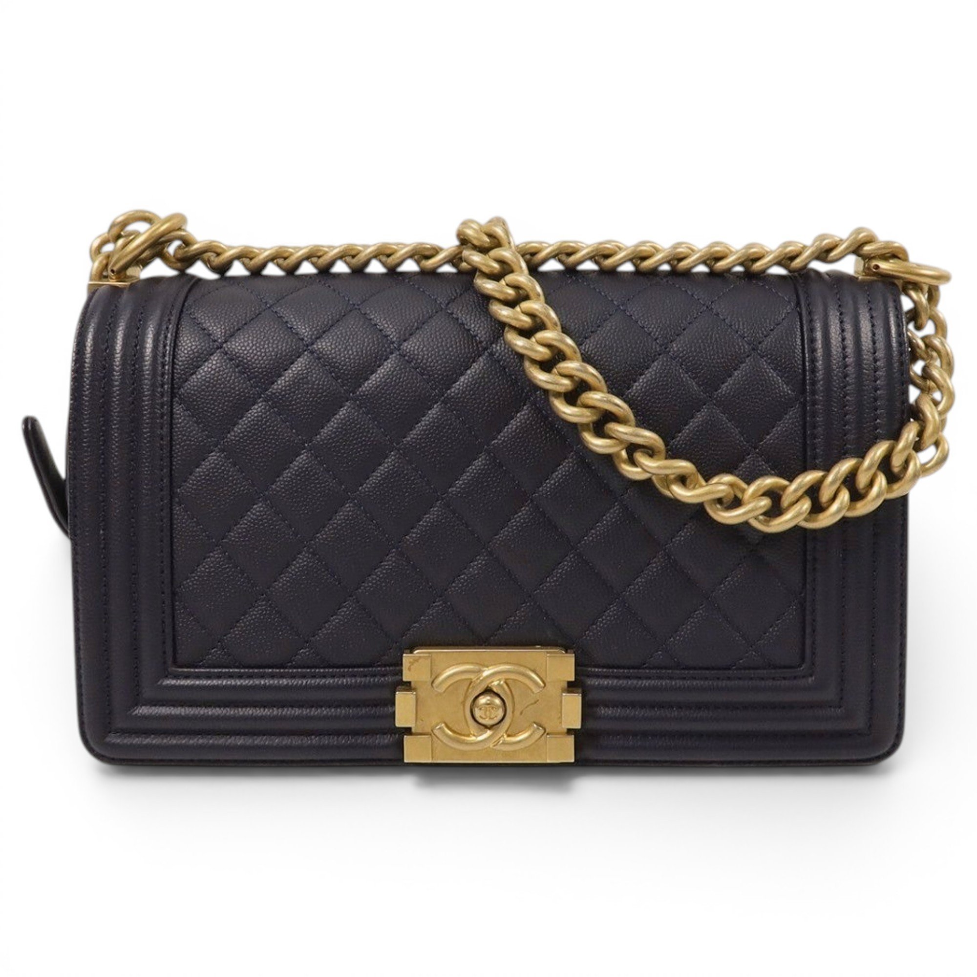 Boy leather crossbody bag