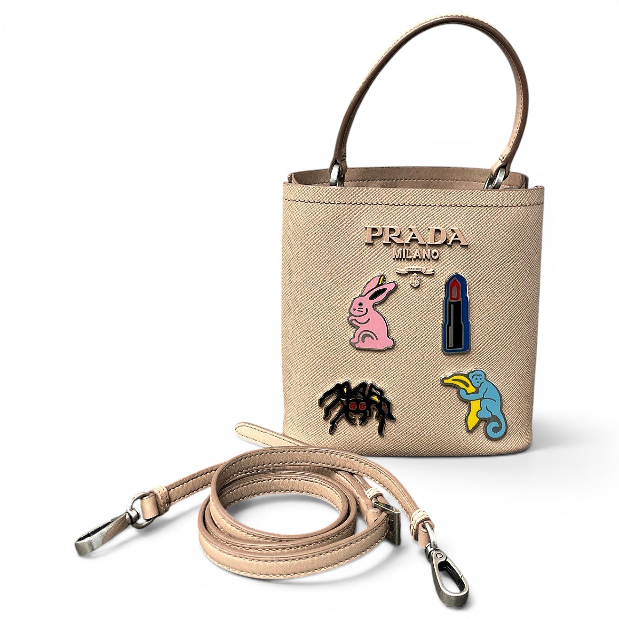Panier leather handbag
