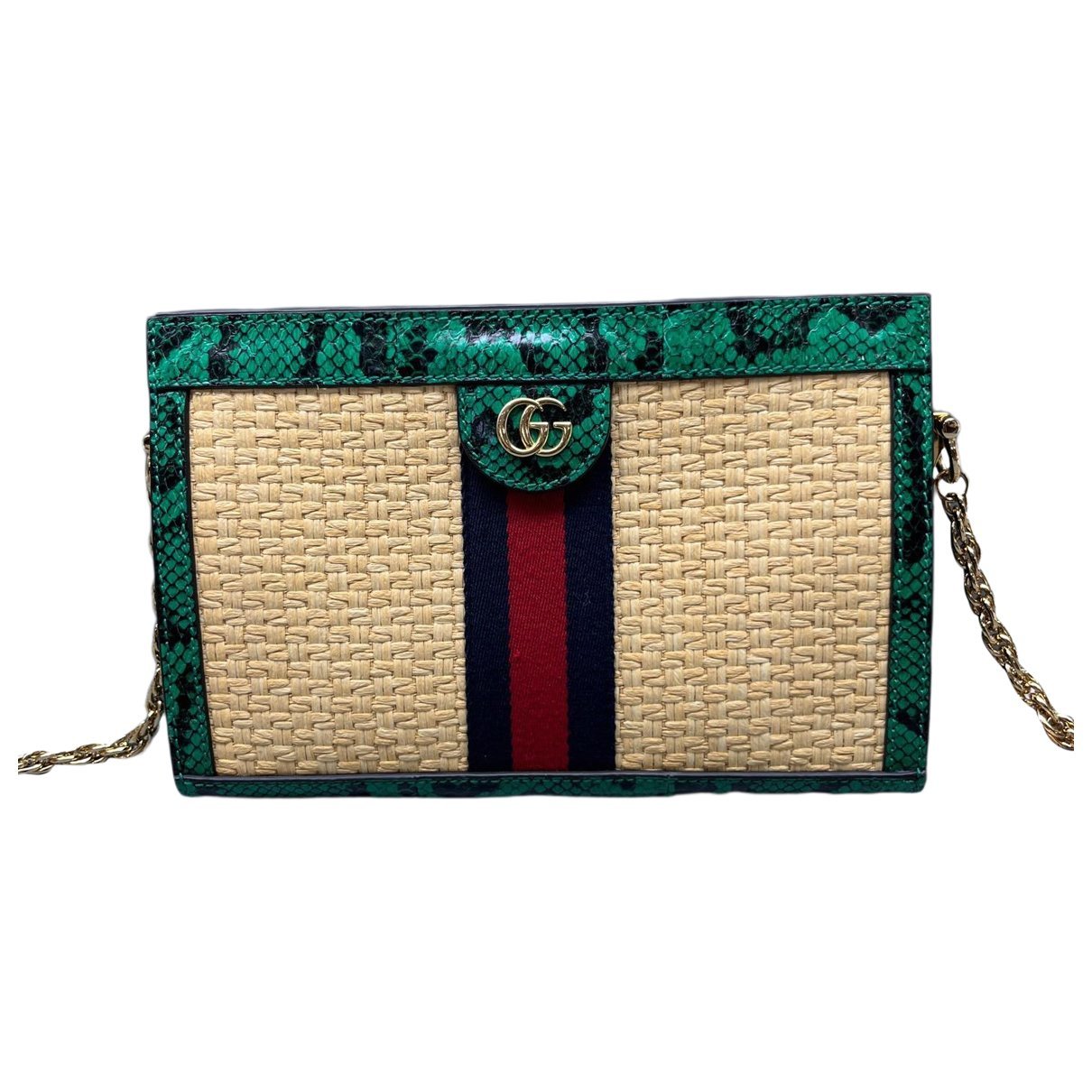 Ophidia Chain leather handbag