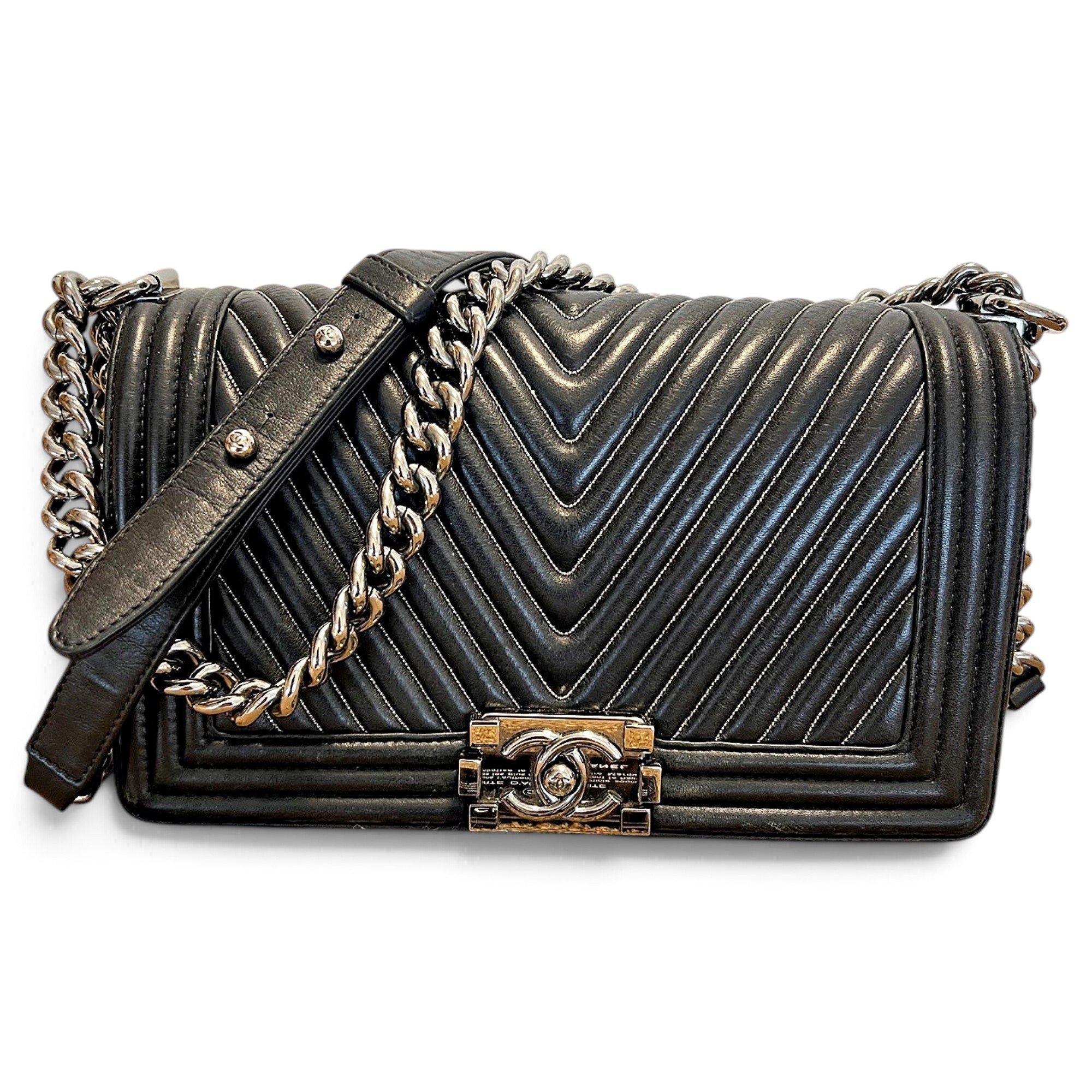 Boy leather crossbody bag