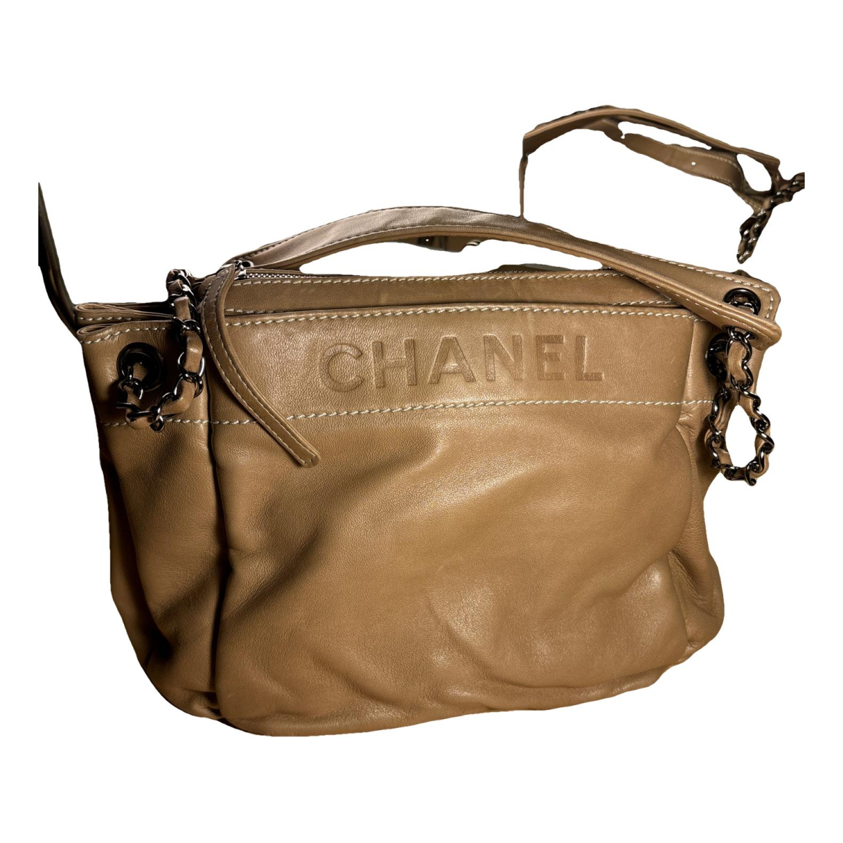 Leather handbag
