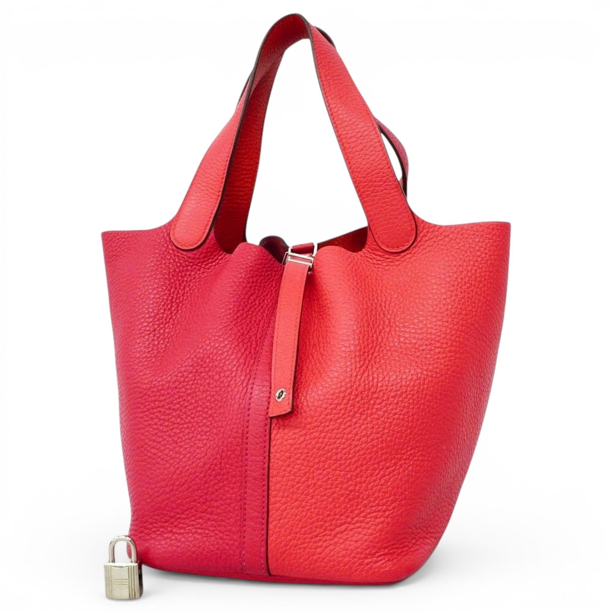 Picotin leather handbag