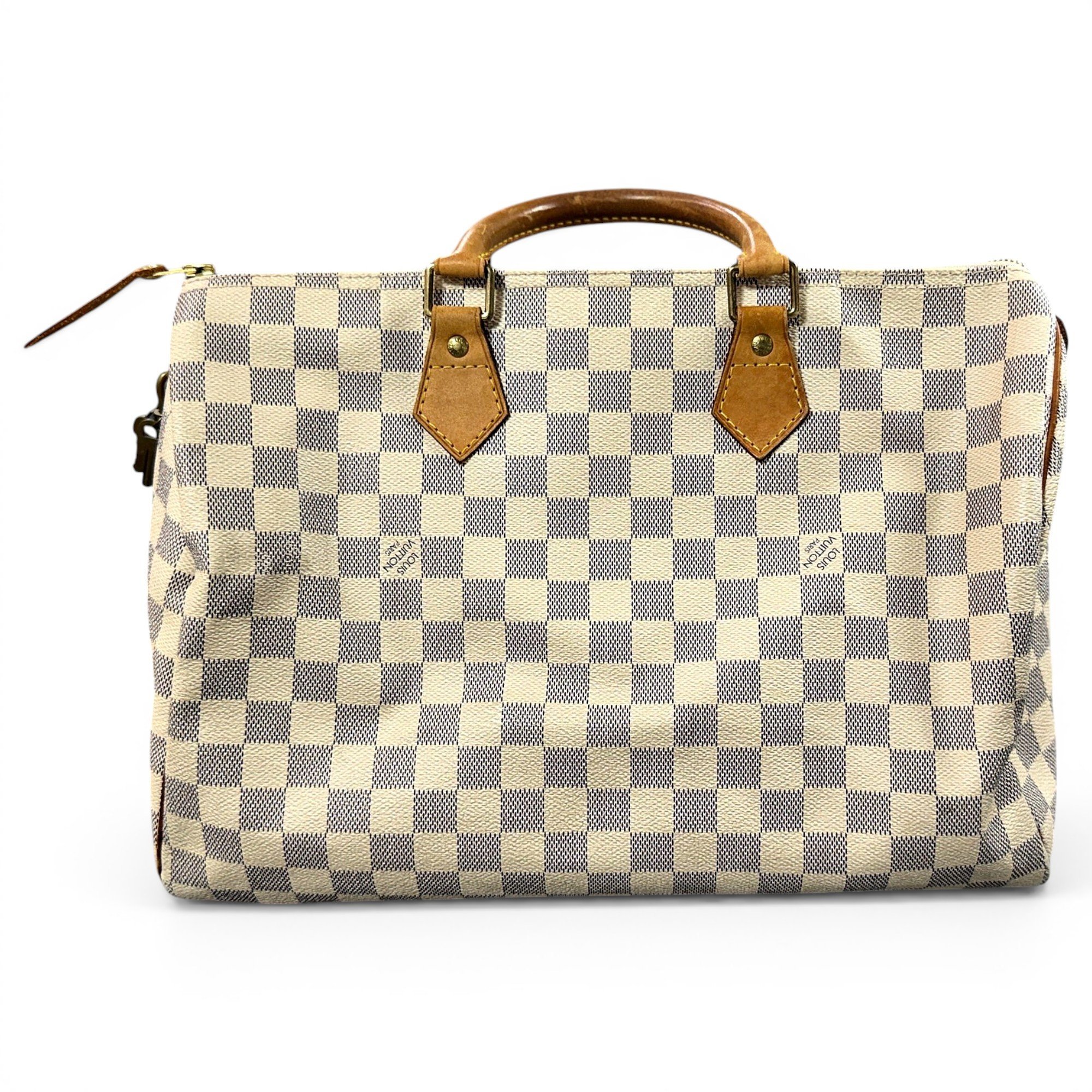 Speedy leather handbag