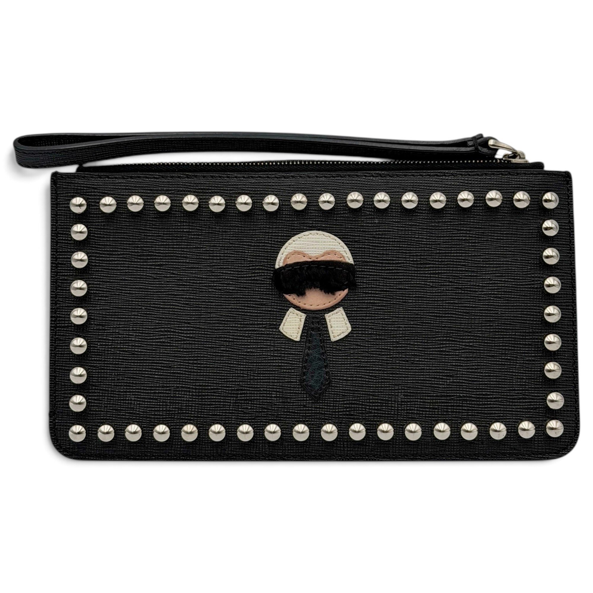 Pony-style calfskin clutch bag