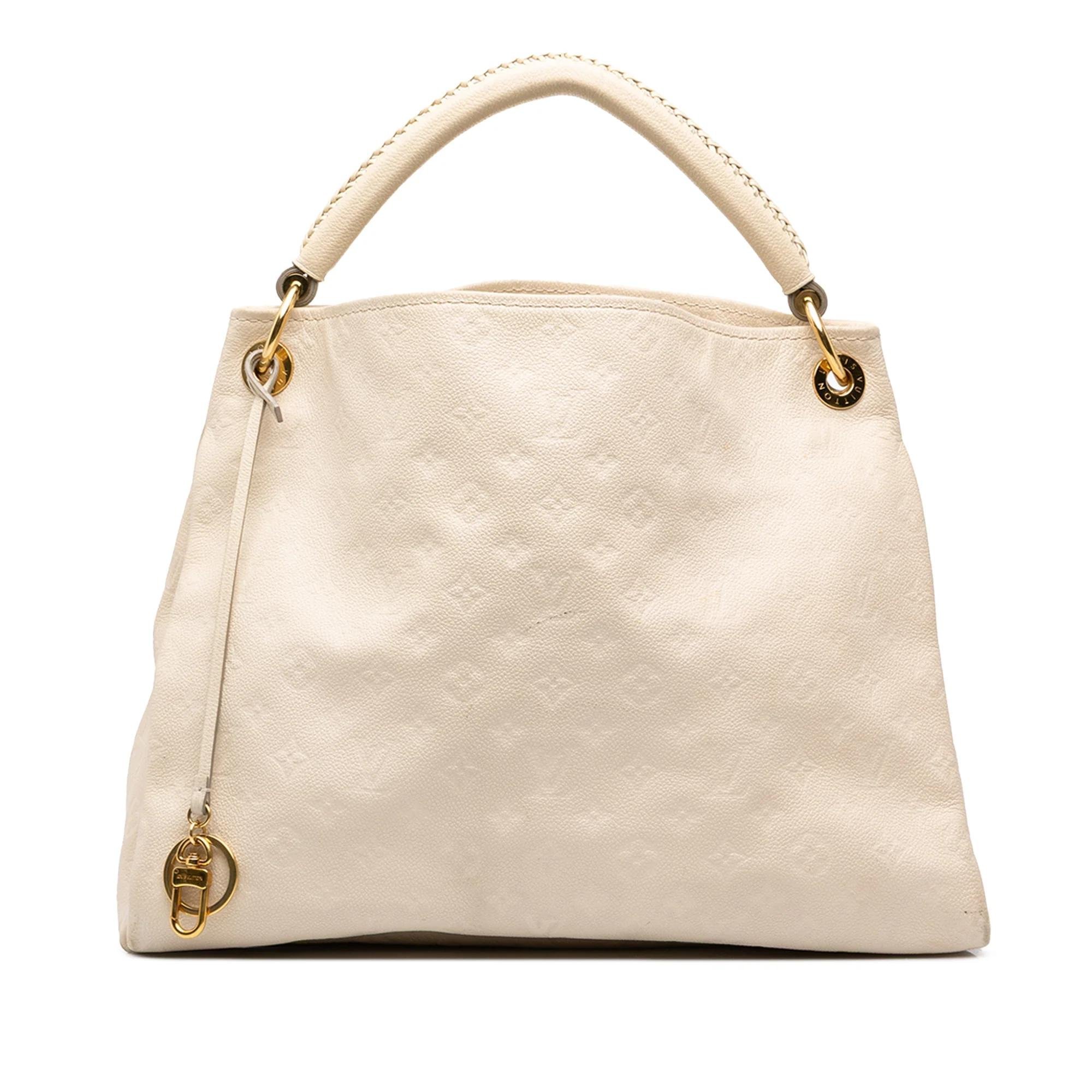 Artsy leather handbag