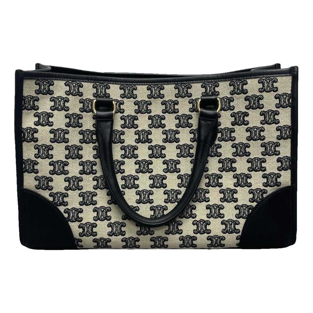 Triomphe cloth crossbody bag