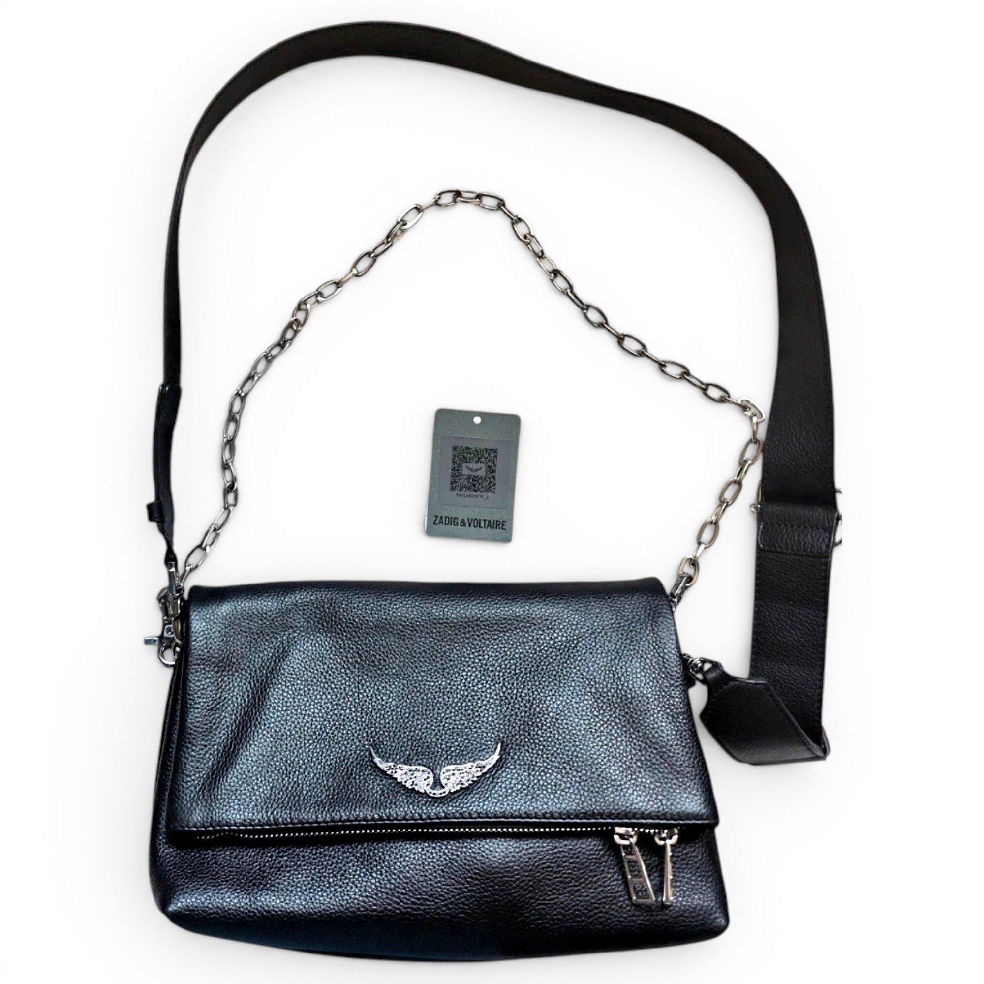 Leather crossbody bag