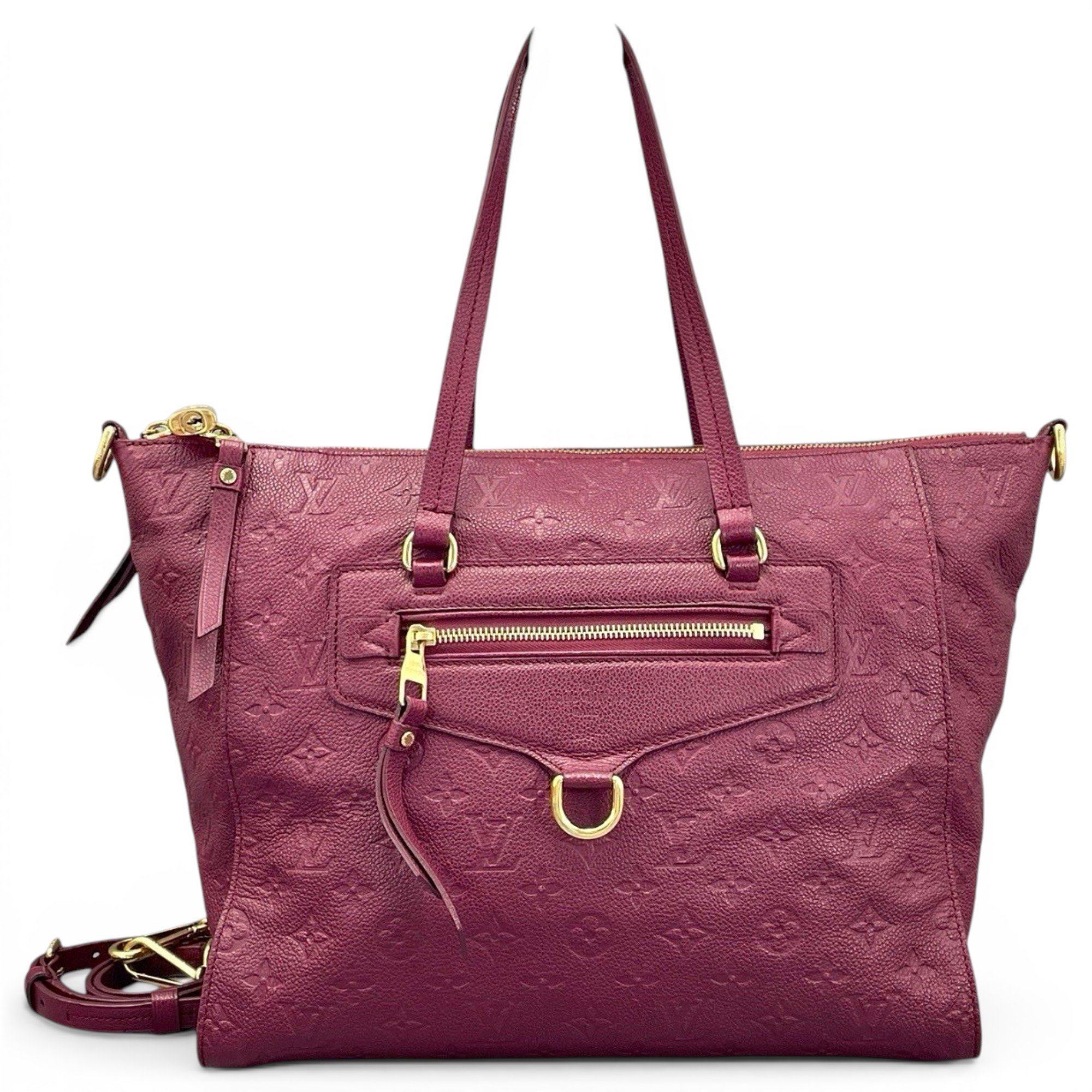Lumineuse leather handbag