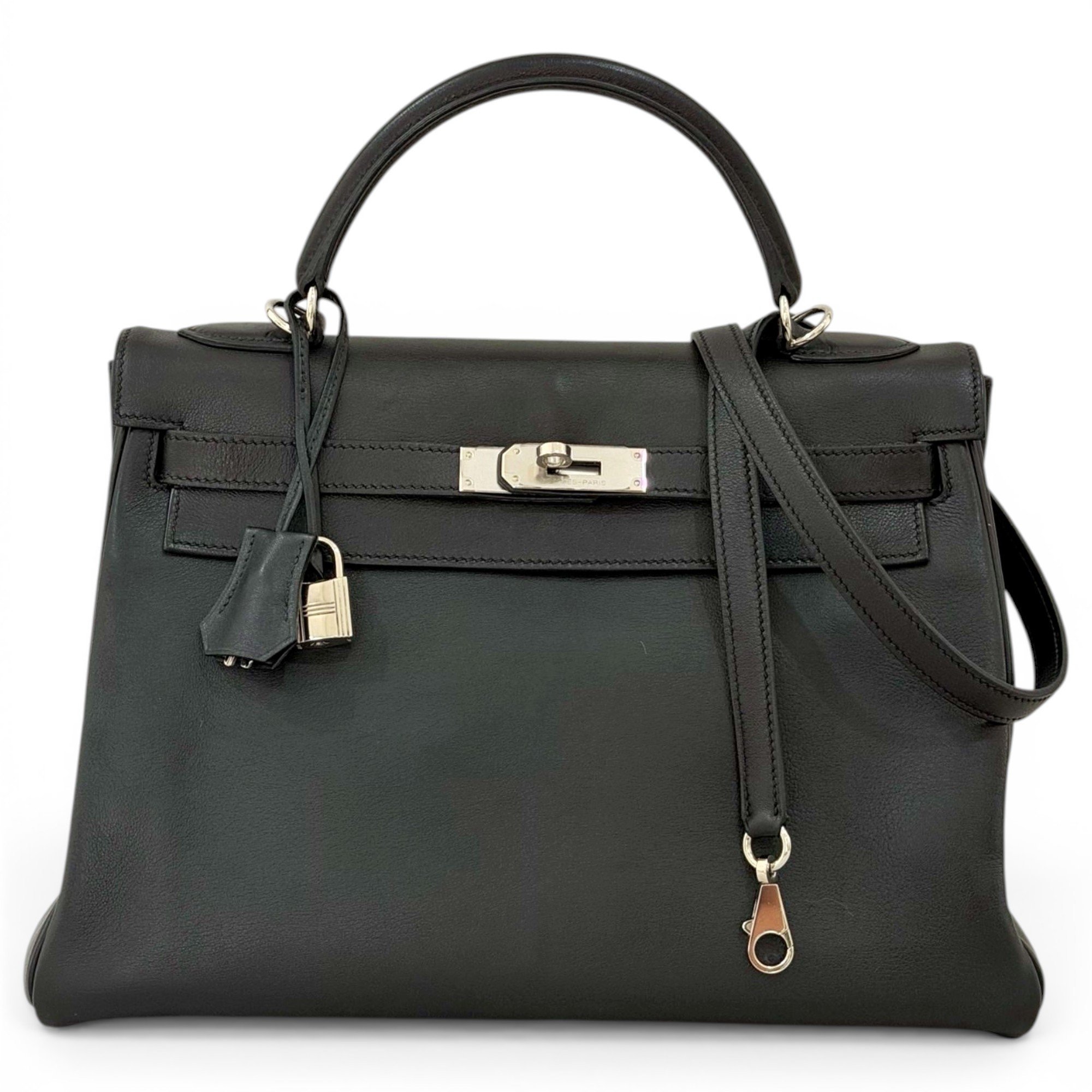 Kelly 32 leather handbag