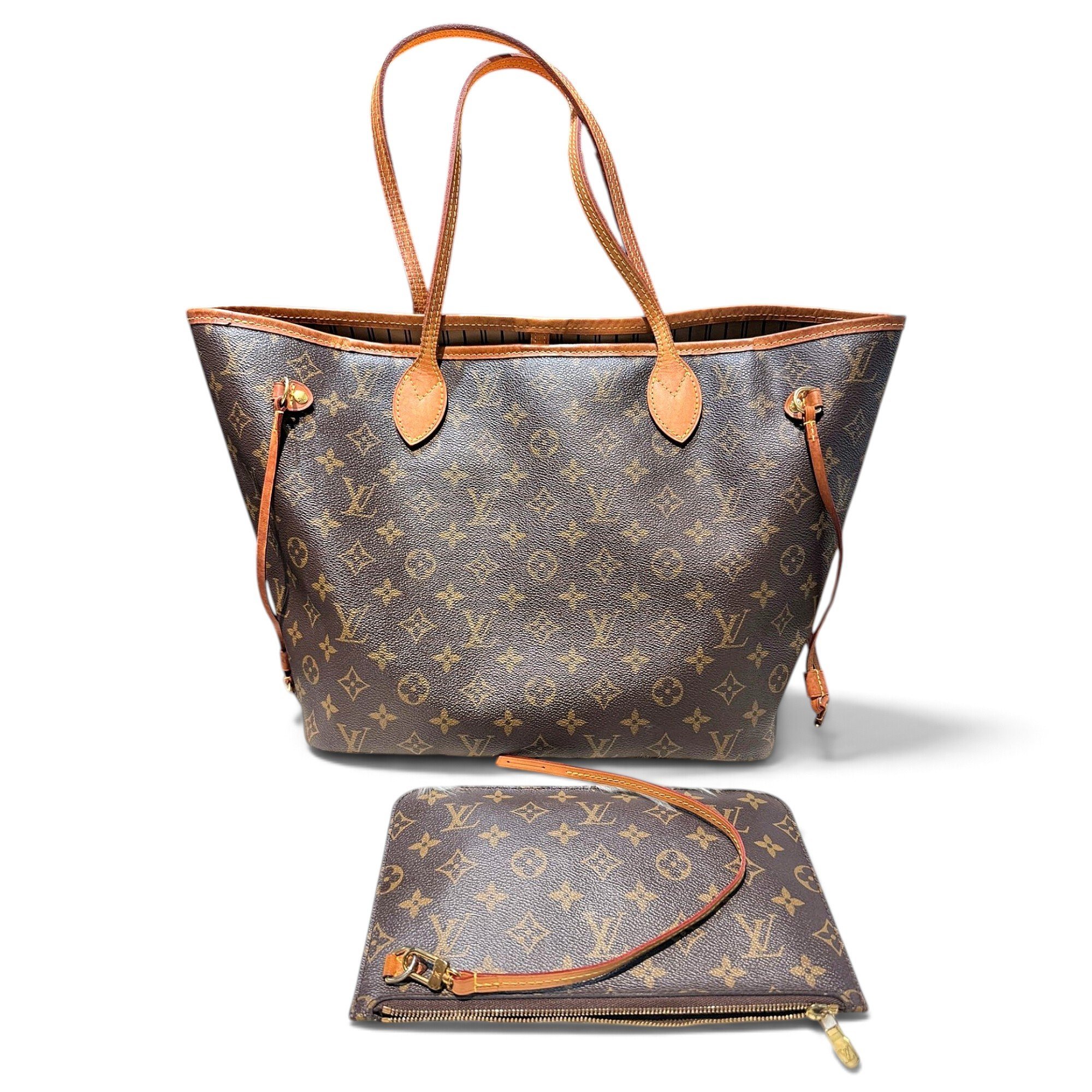 Neverfull leather tote