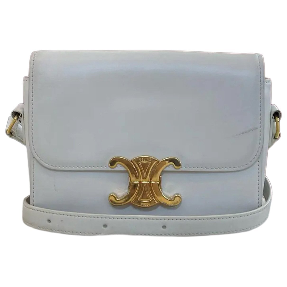 Celine Triomphe leather crossbody bag