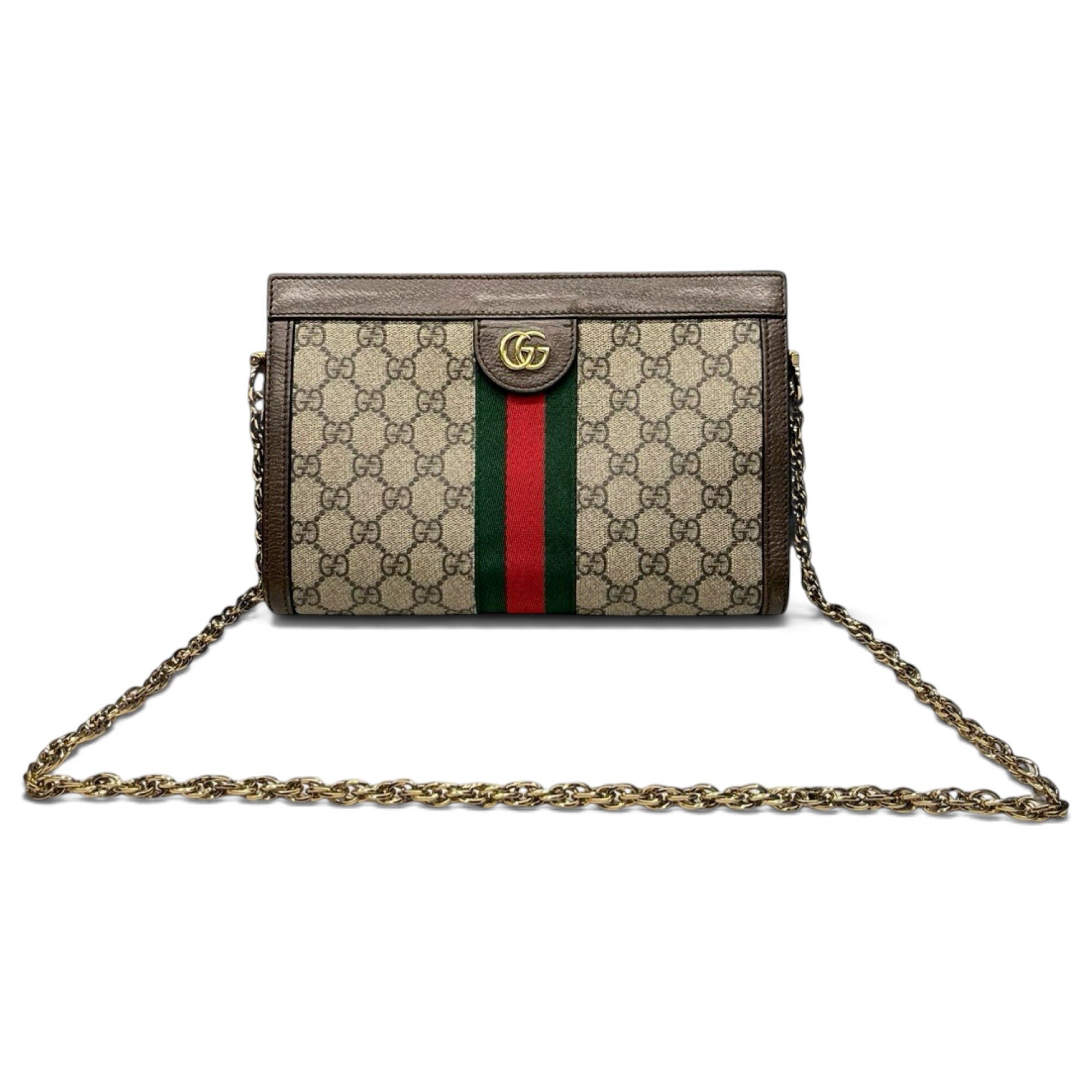 Ophidia Chain leather handbag