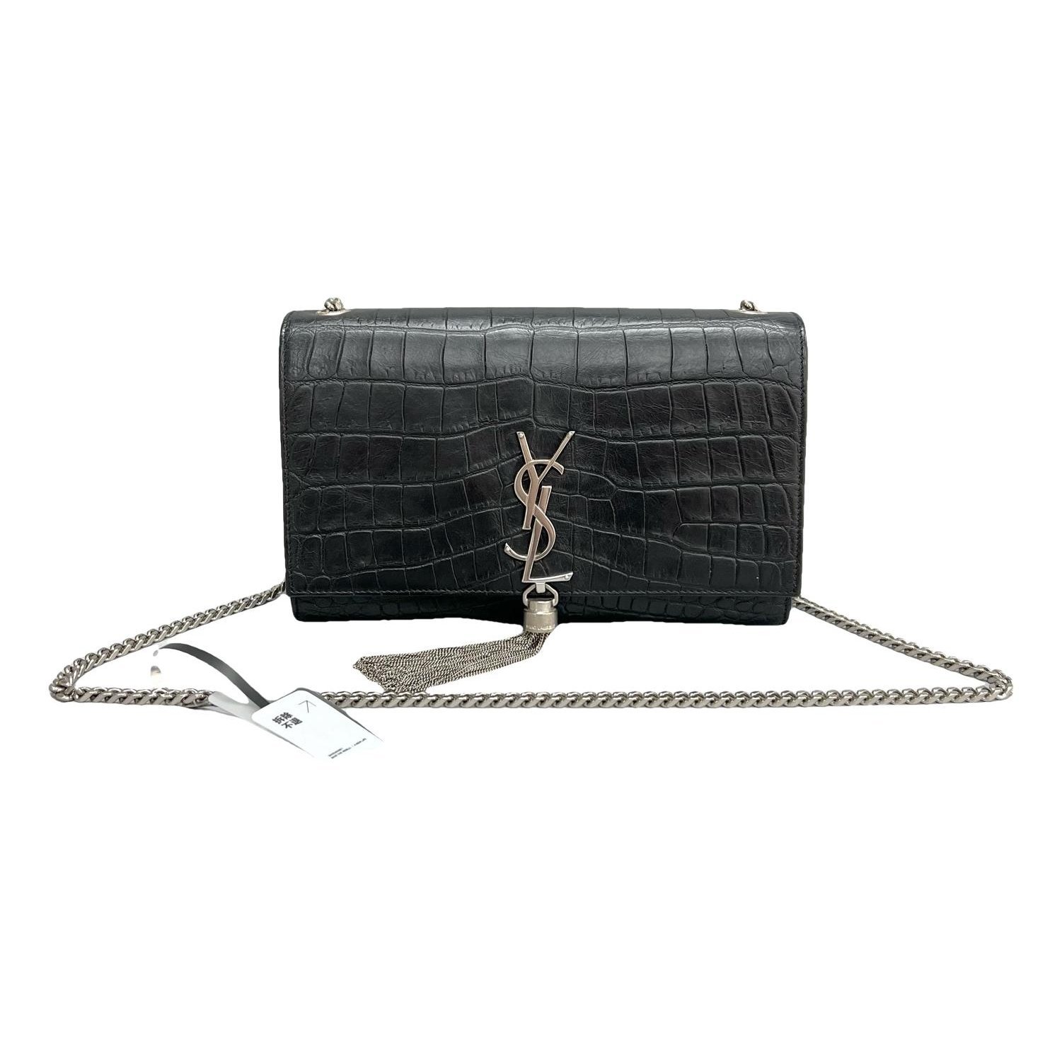 Pompom Kate leather handbag