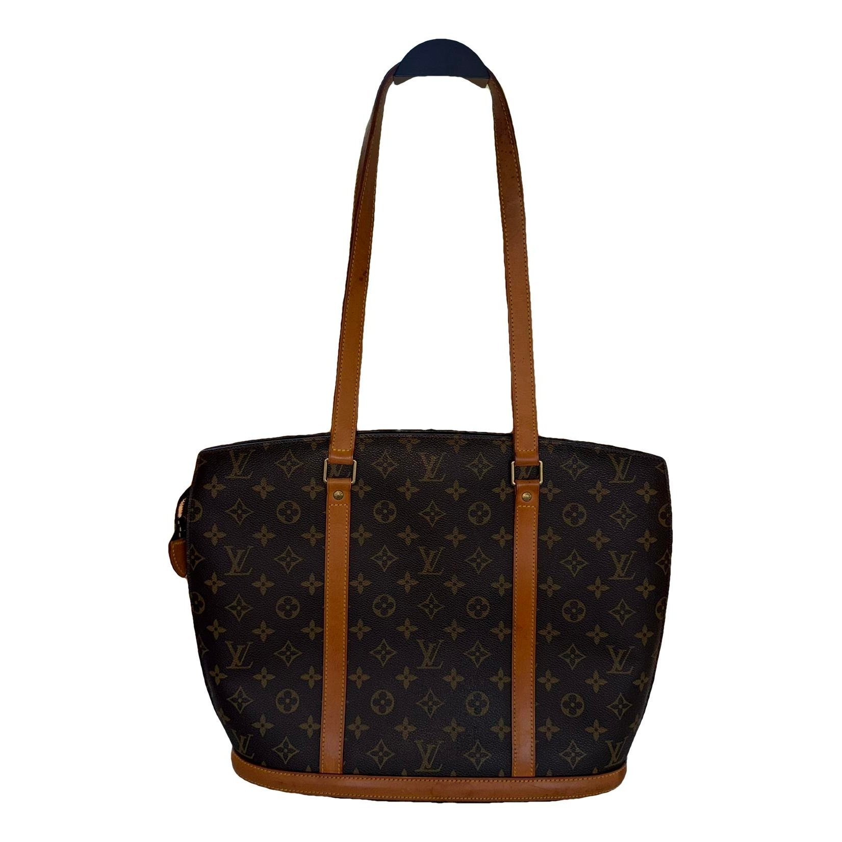 Babylone vintage leather tote