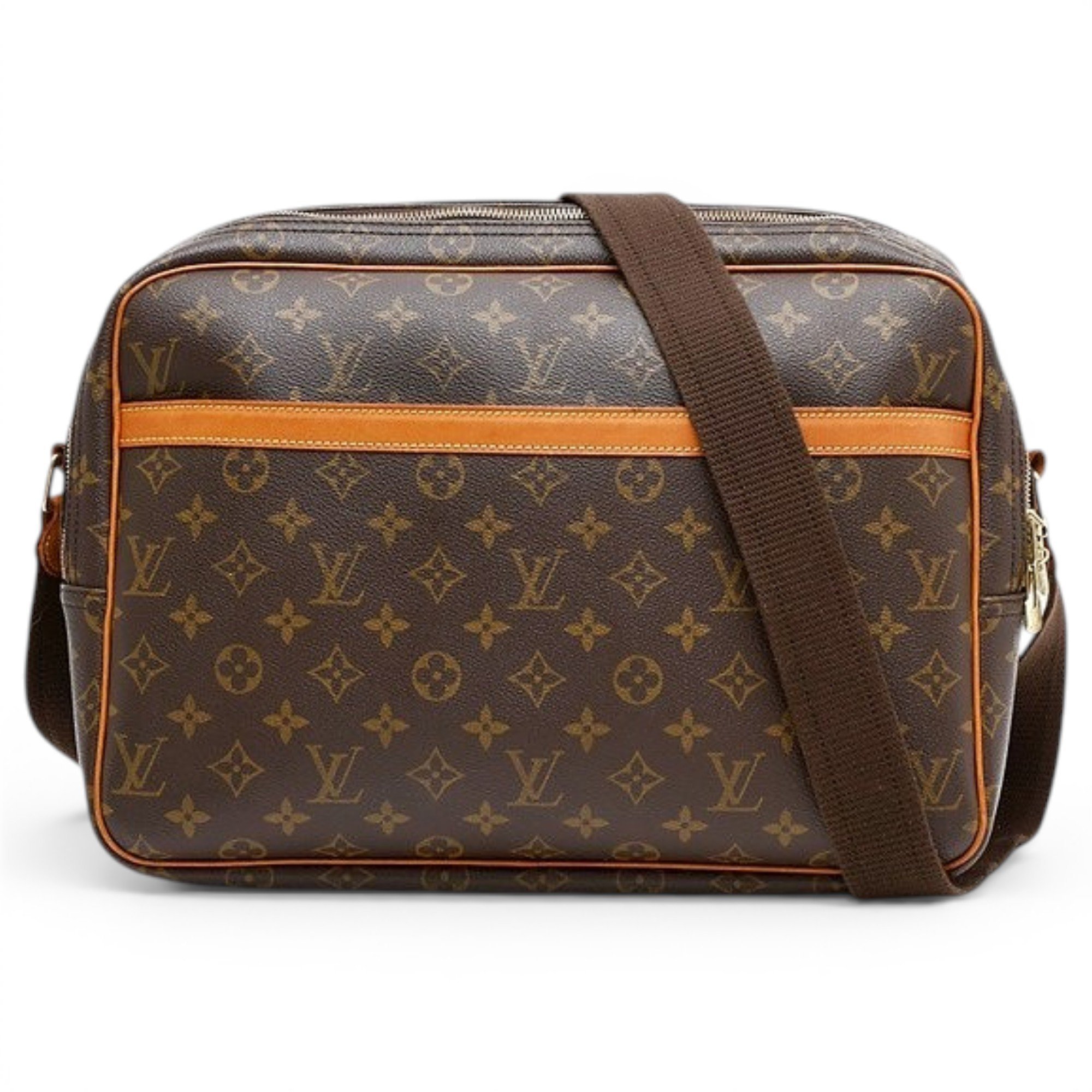 Reporter cloth crossbody bag