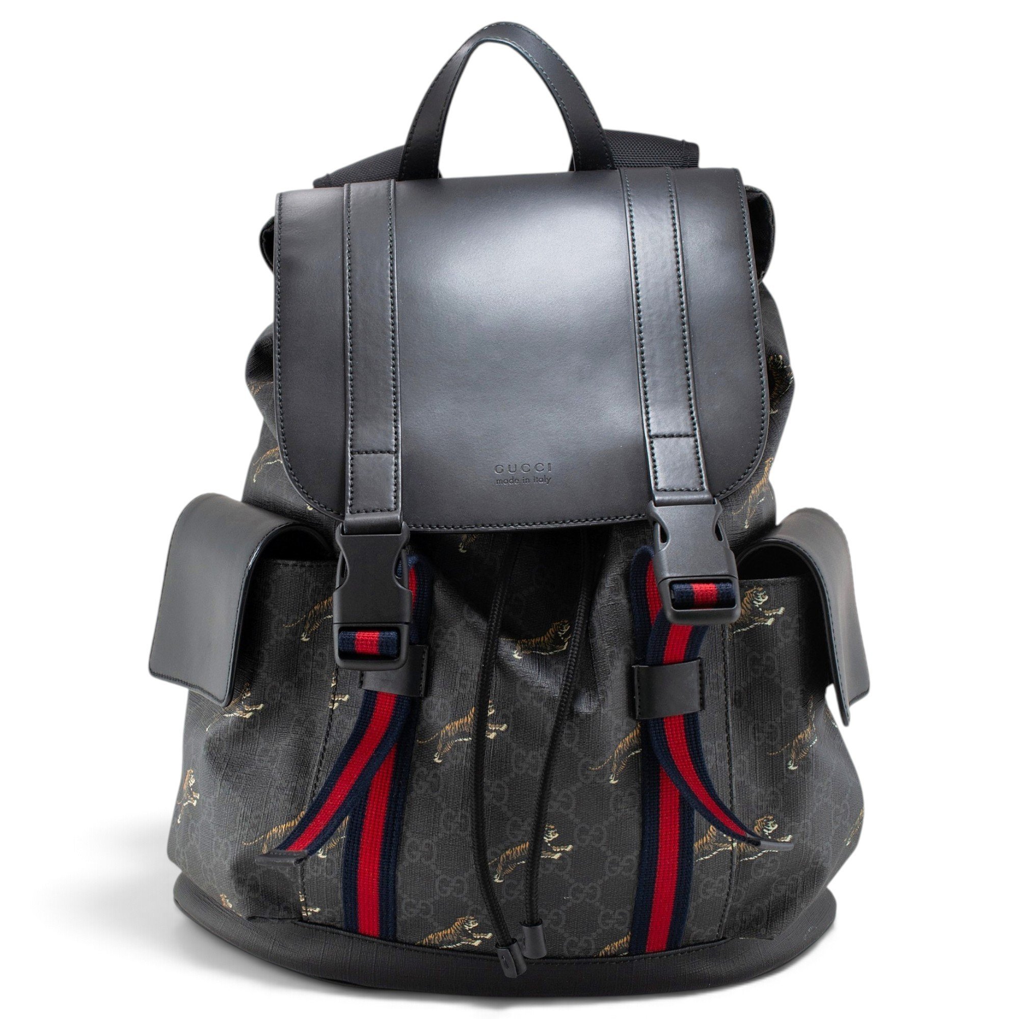 Leather backpack