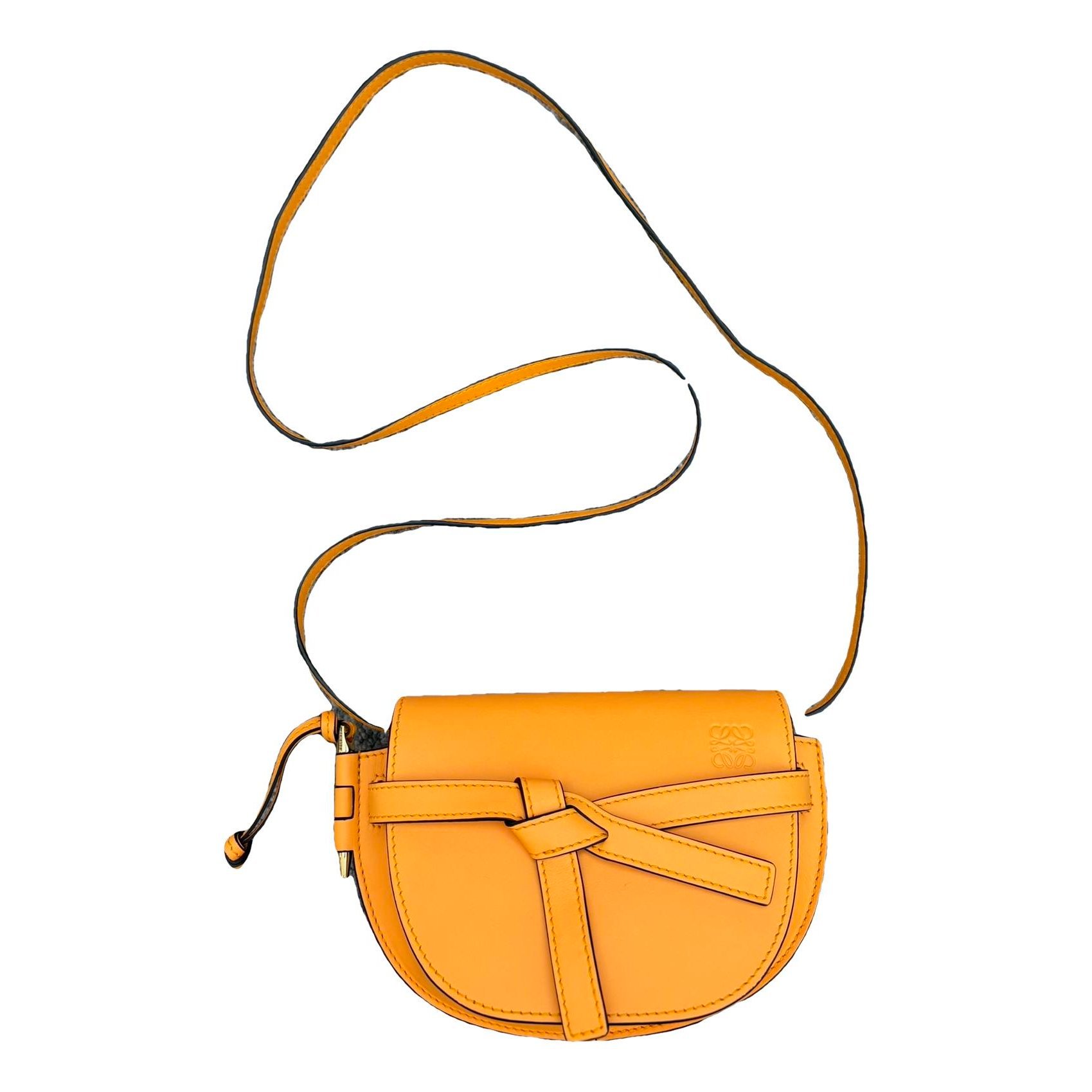 Gate leather crossbody bag