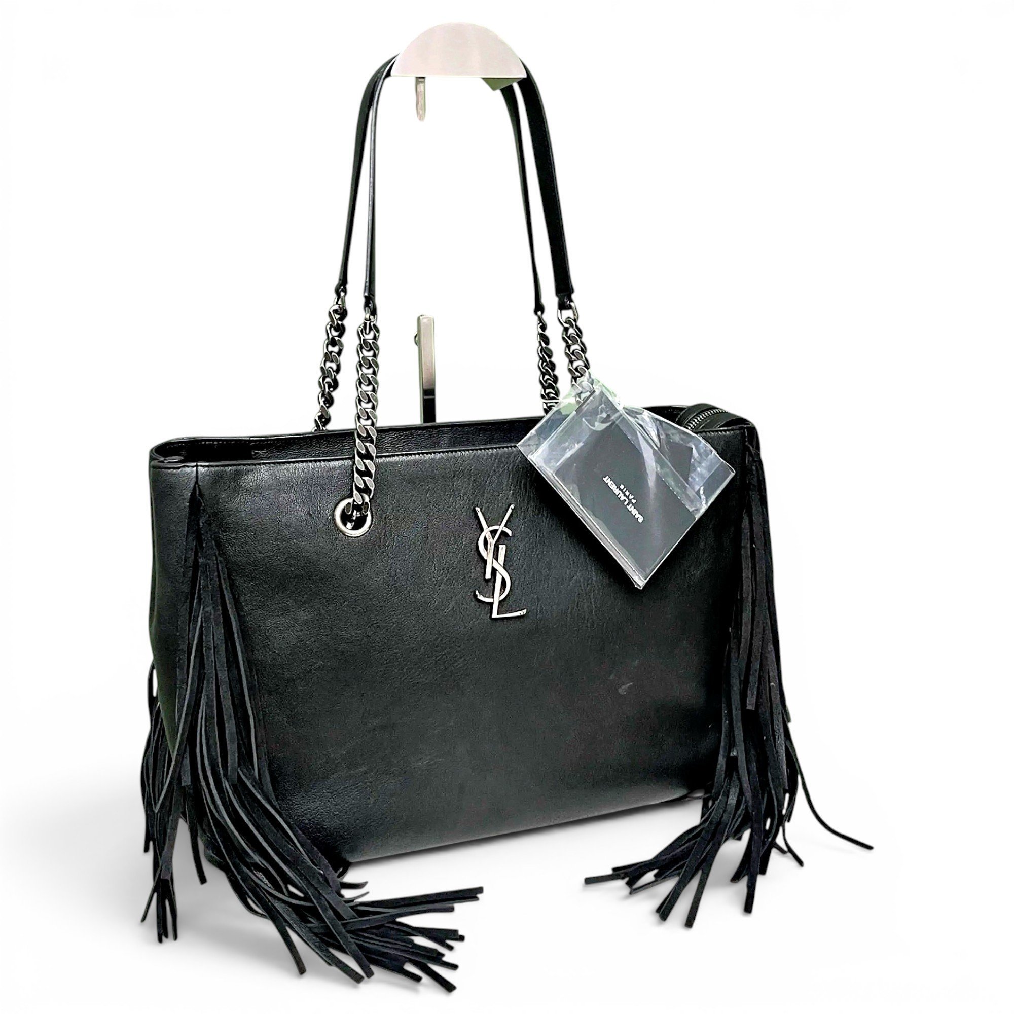 Shopping monogramme leather handbag