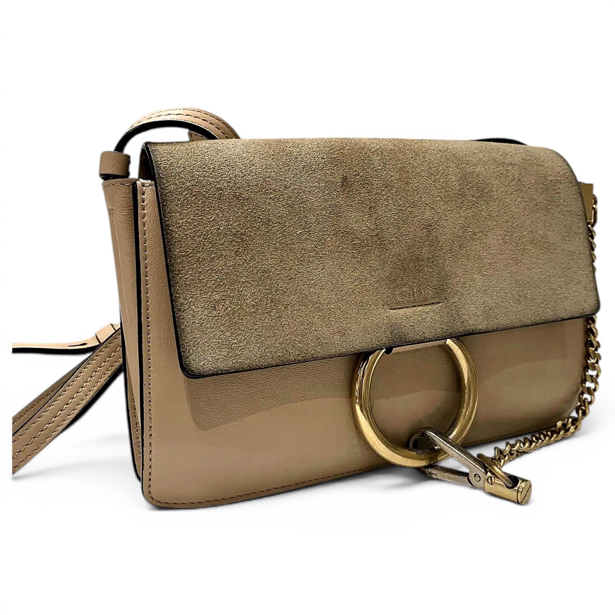 Faye leather crossbody bag