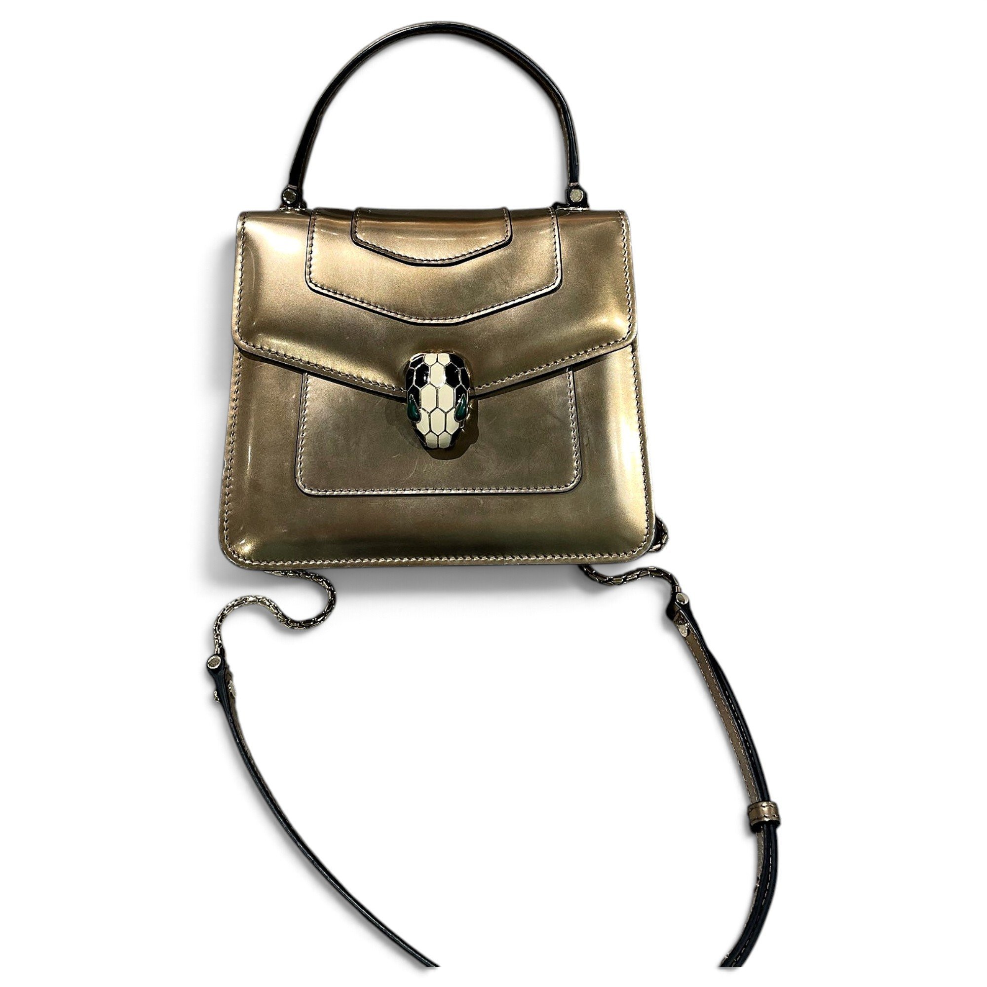 Serpenti leather crossbody bag