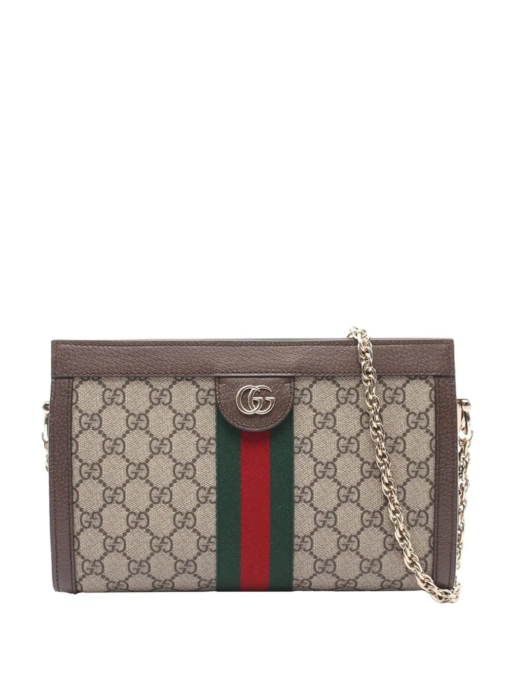 2016-2026 Medium GG Supreme Ophidia Web Chain crossbody bag