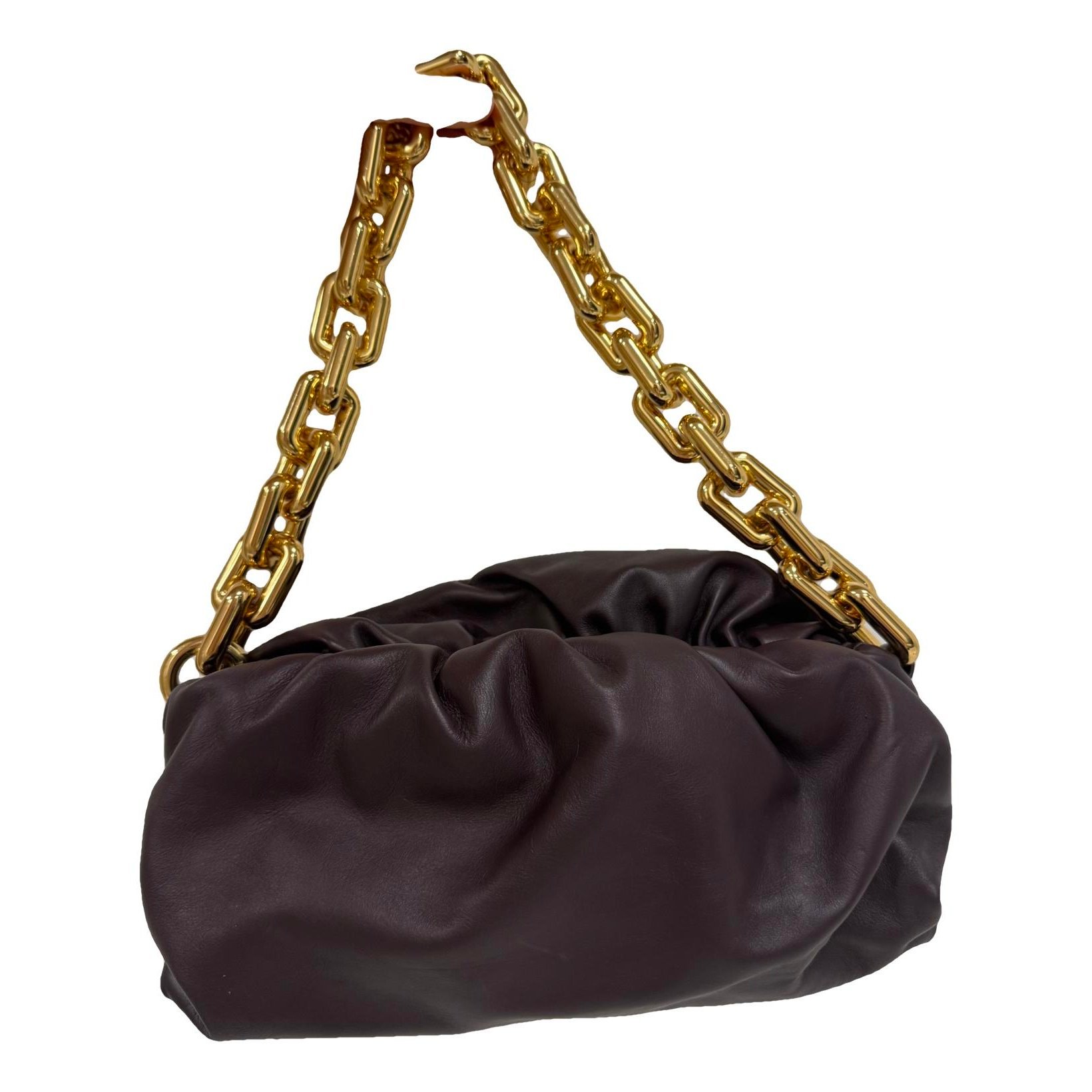 Chain Pouch leather handbag