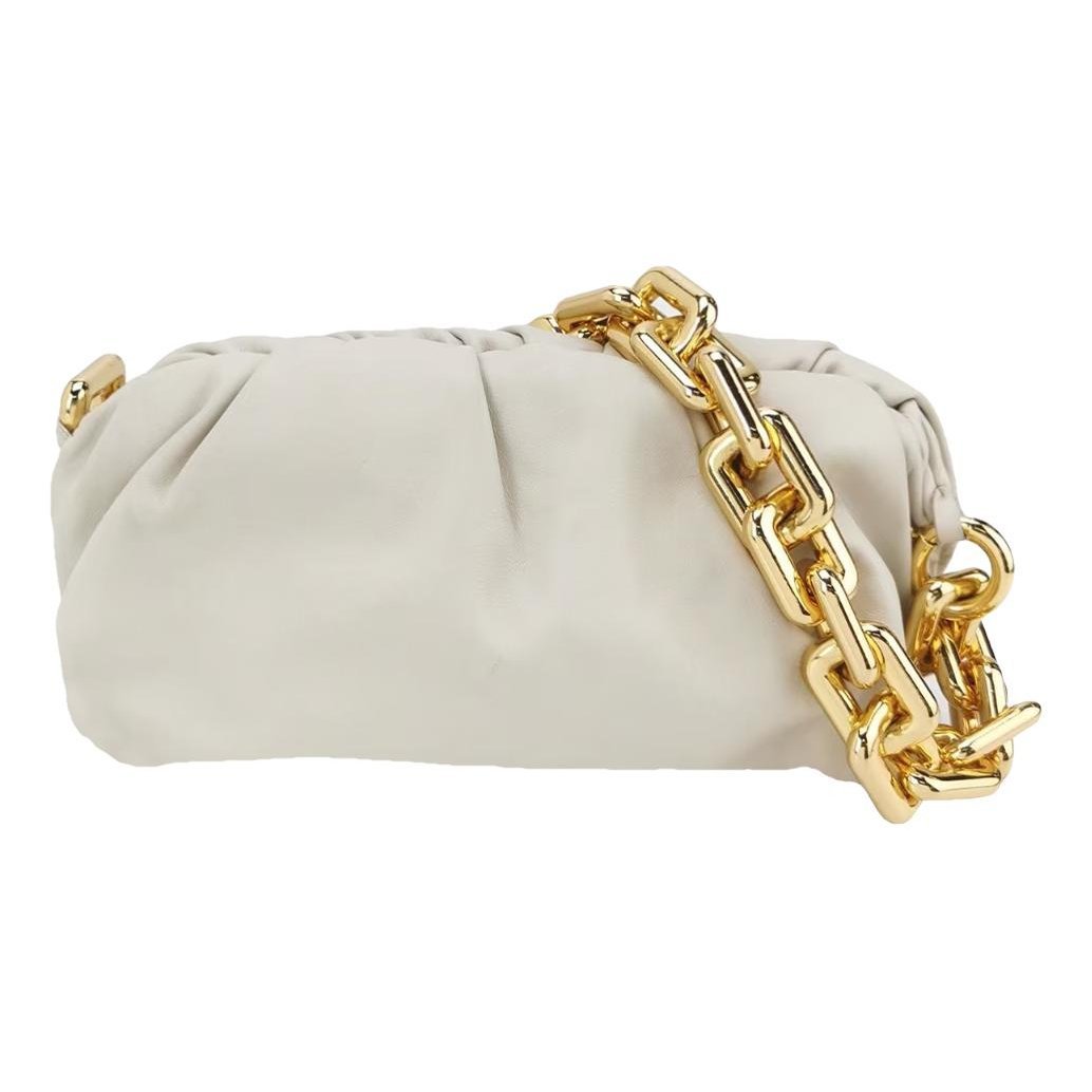 Pouch leather handbag
