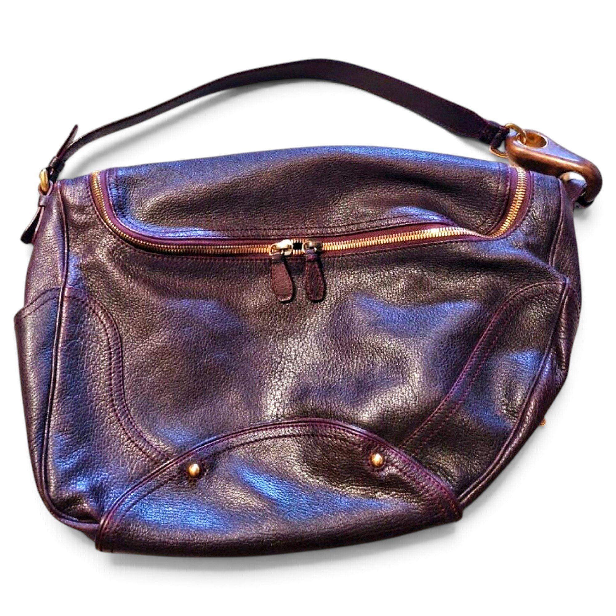 Leather handbag