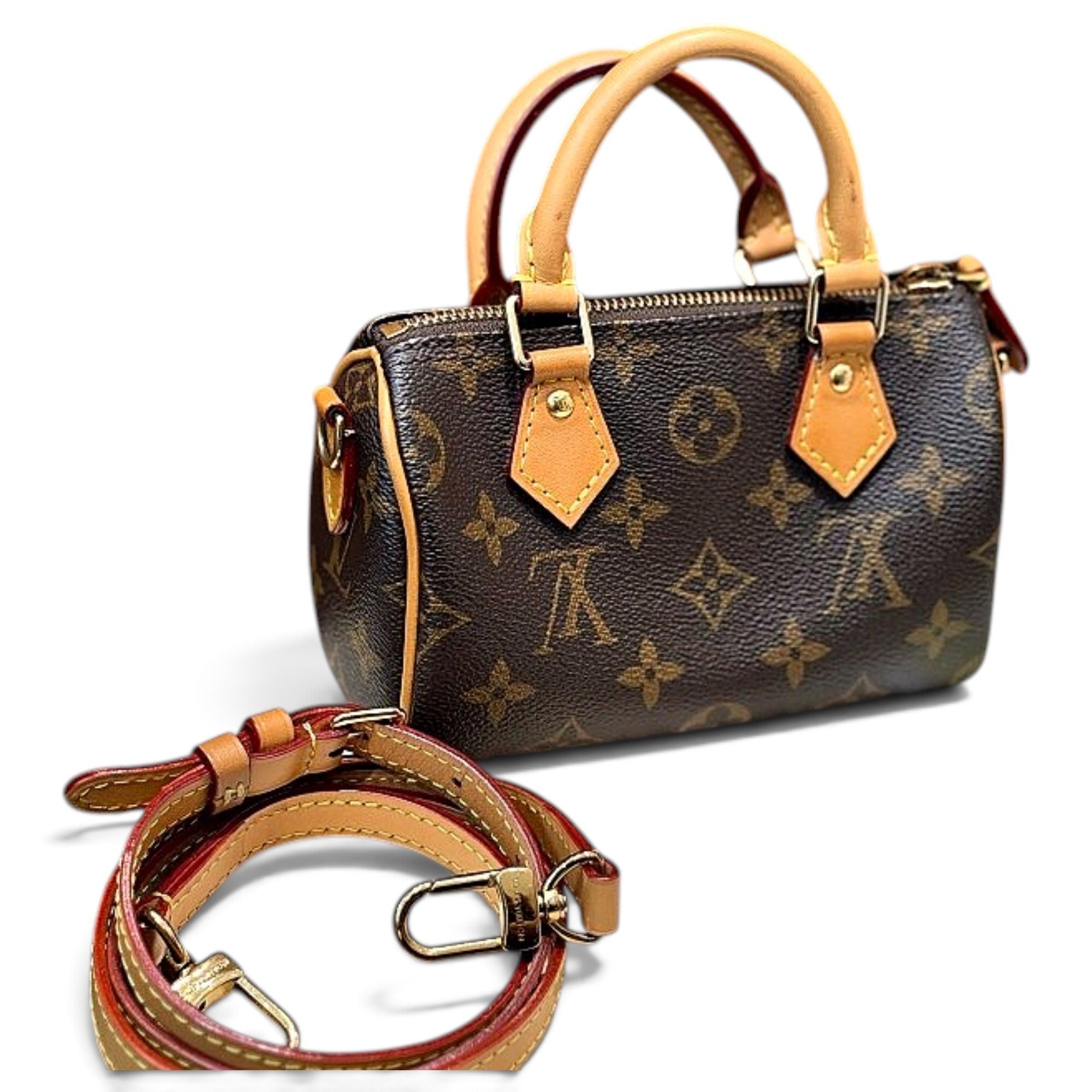 Nano Speedy / Mini HL leather handbag