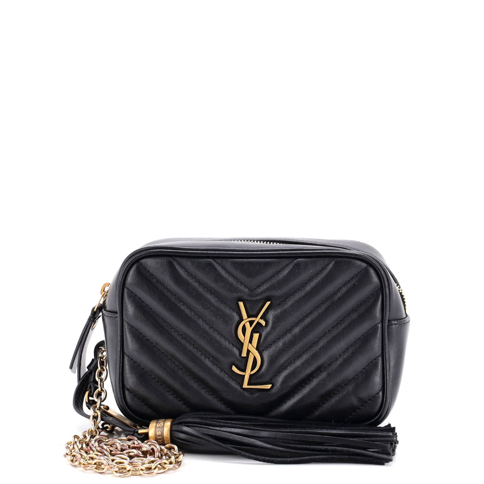 Lou Belt Bag Matelasse Chevron Leather