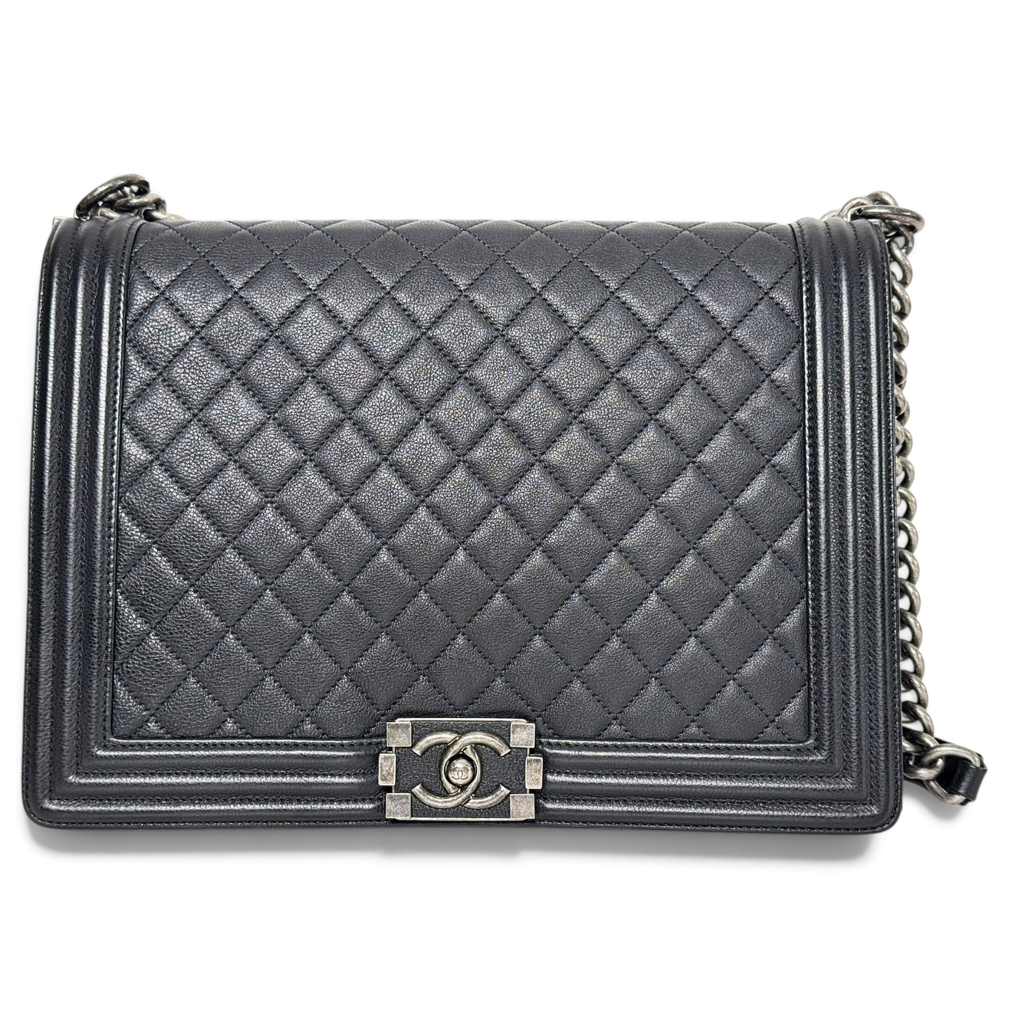 Boy leather crossbody bag